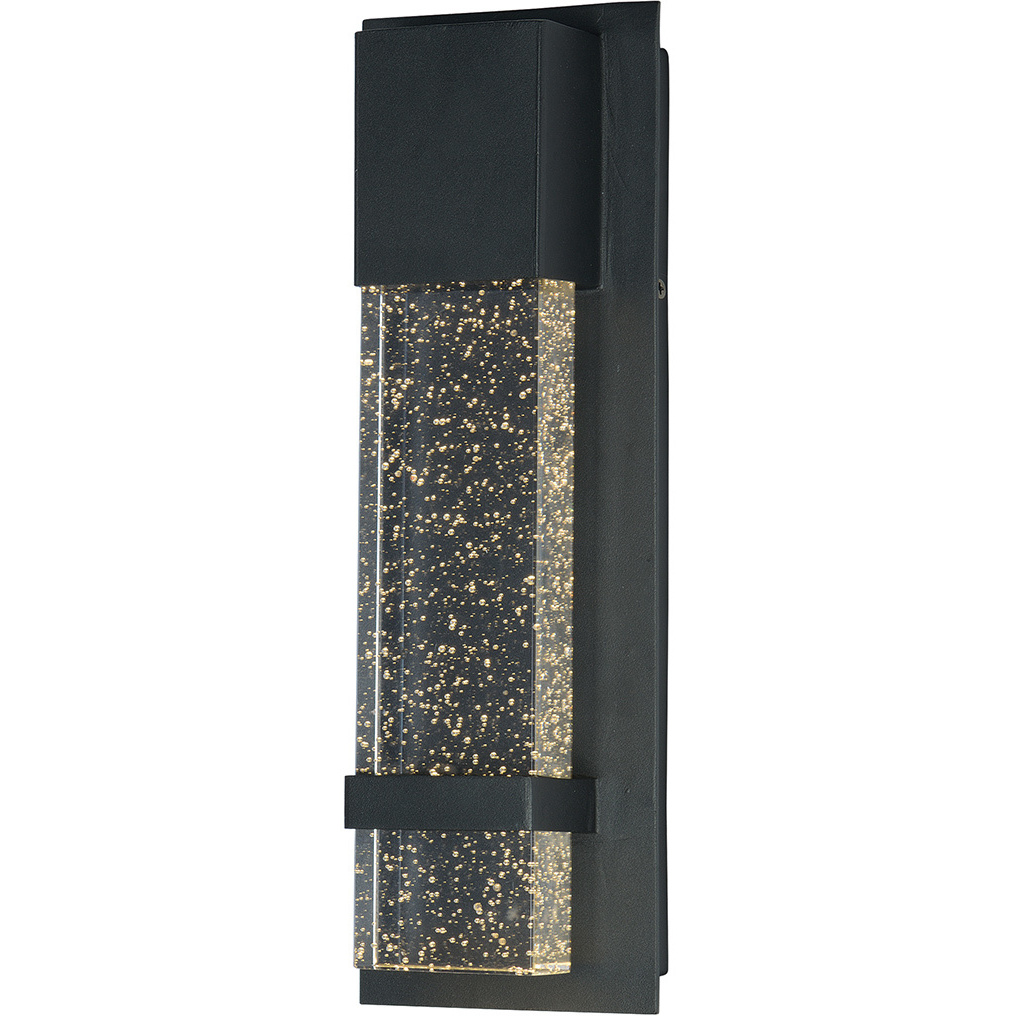 Cascade LED 13.75 inch Black Outdoor Wall Mount
