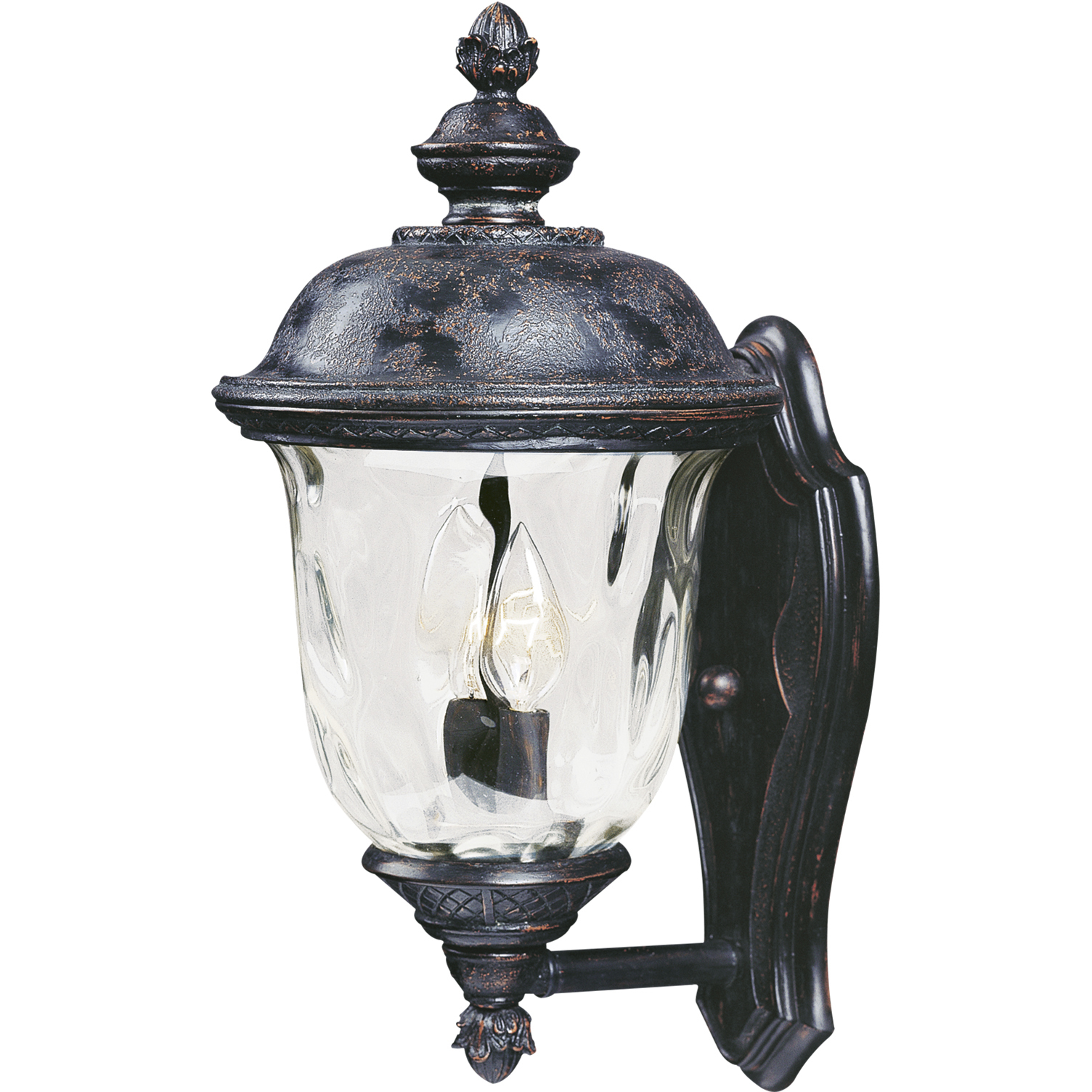 Carriage House VX 2 Light 16 inch Oriental Bronze Outdoor Wall Mount