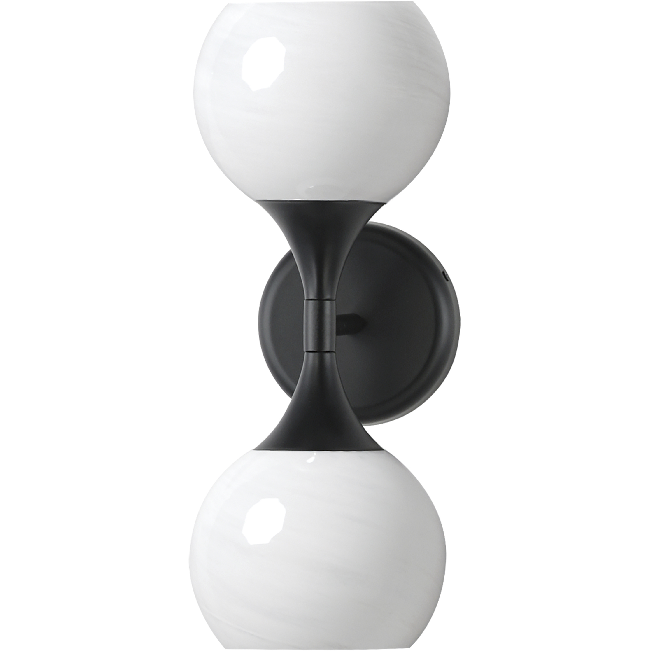 Neve 2 Light 6 inch Black Wall Sconce Wall Light