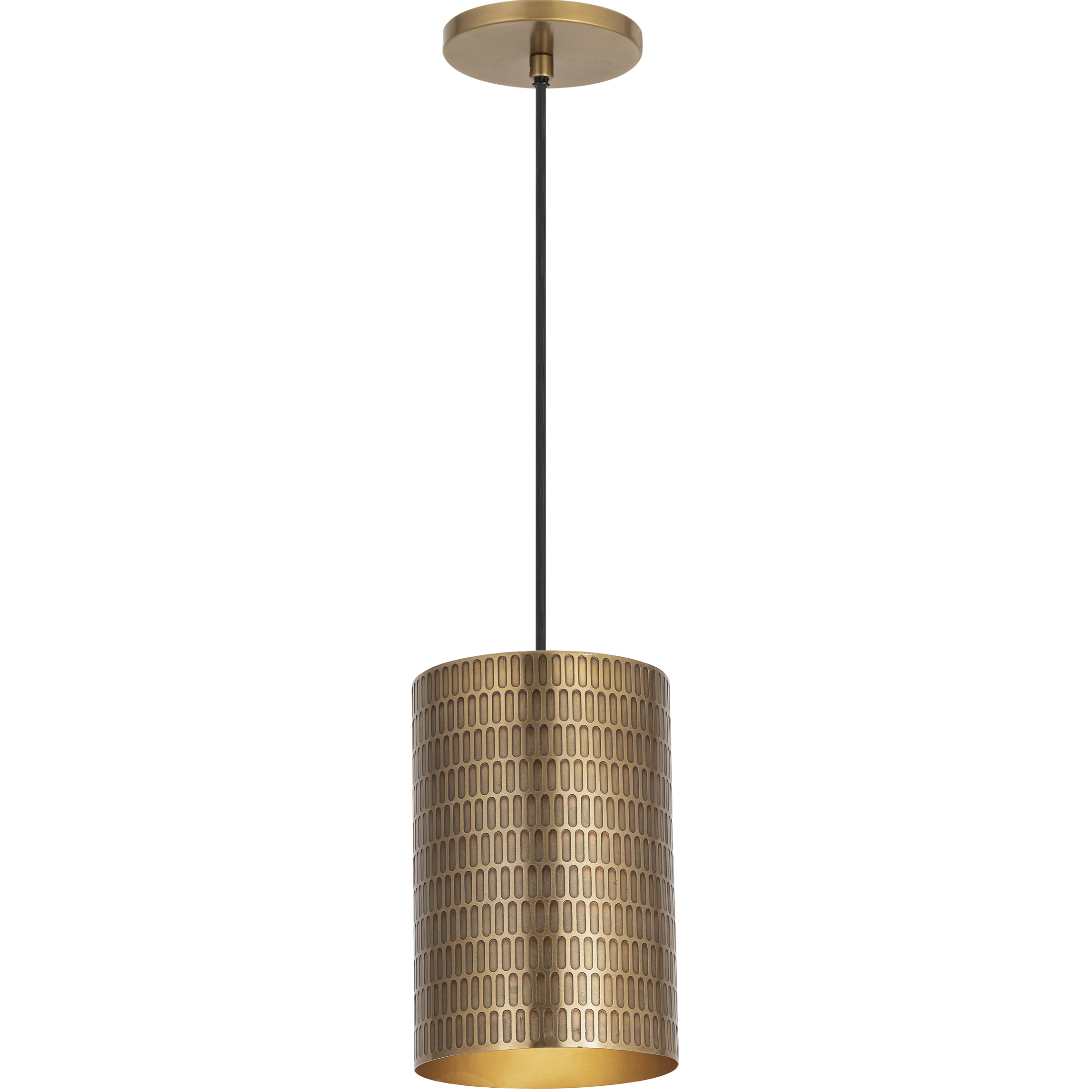 Shaka 1 Light 8 inch Weathered Brass Mini Pendant Ceiling Light