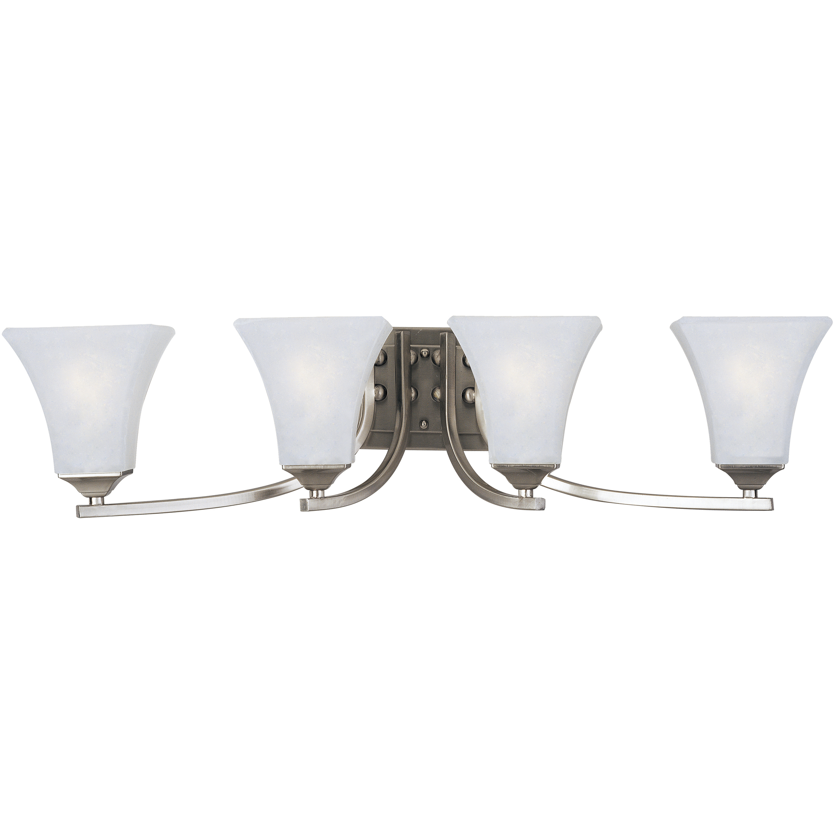 Aurora 4 Light 29.5 inch Satin Nickel Bath Vanity Wall Light