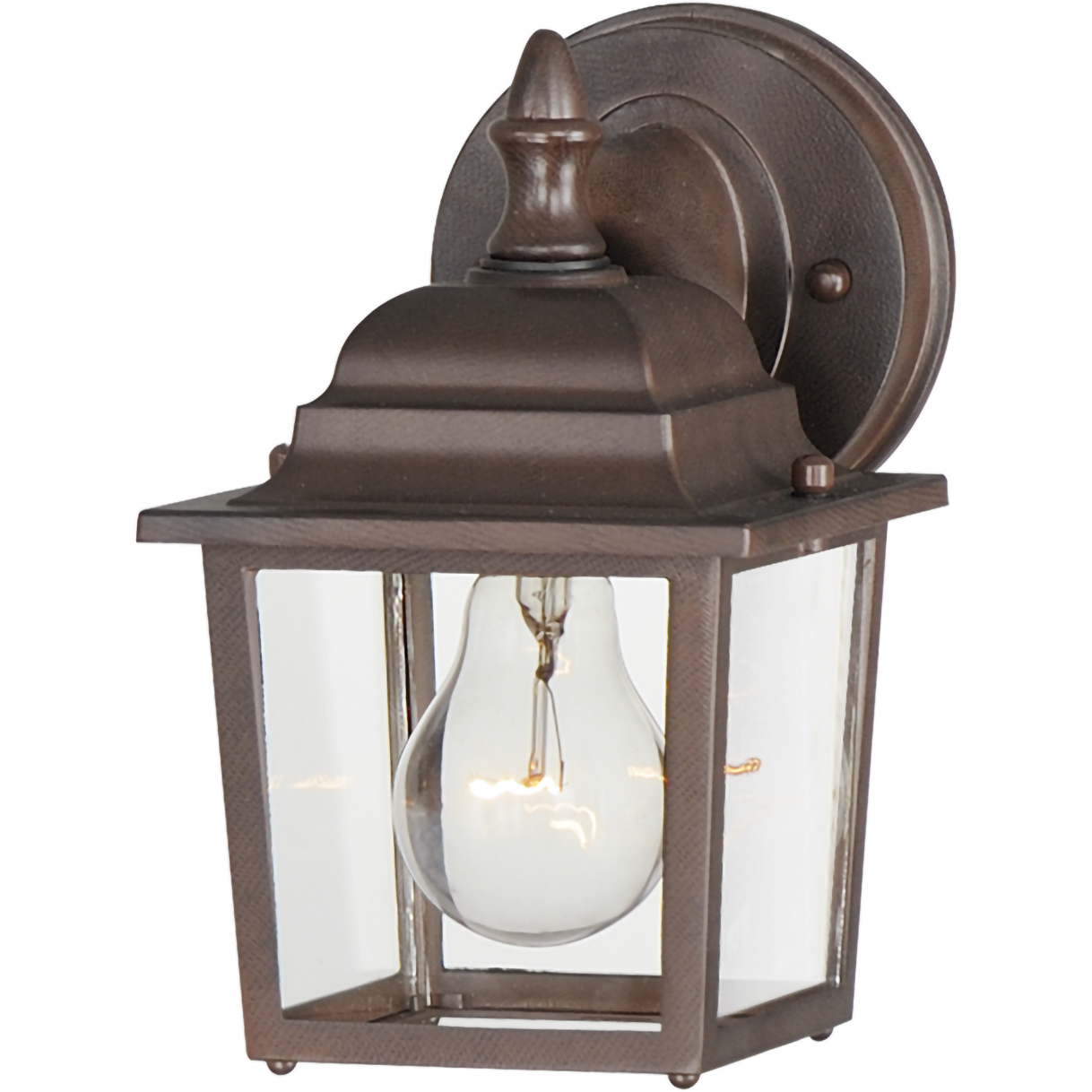 Builder Cast 1 Light 8.5 inch Empire Bronze Outdoor Wall Mount
