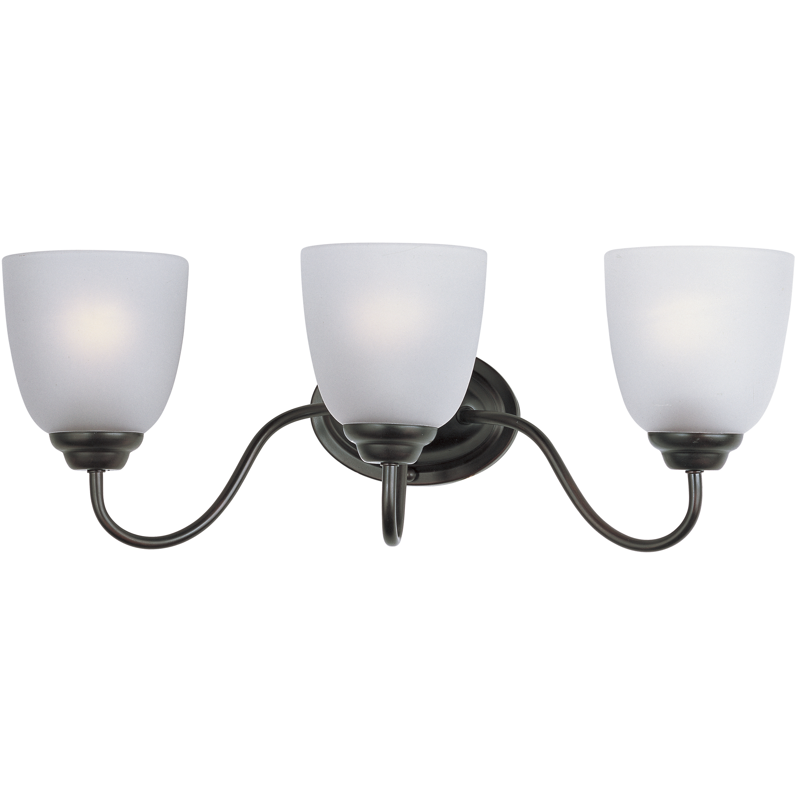 Stefan 3 Light 21.5 inch Oil Rubbed Bronze Bath Vanity Wall Light