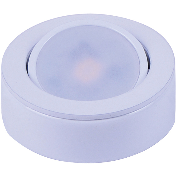 CounterMax MX-LD-AC 120 LED 2.75 inch White Under Cabinet Disc