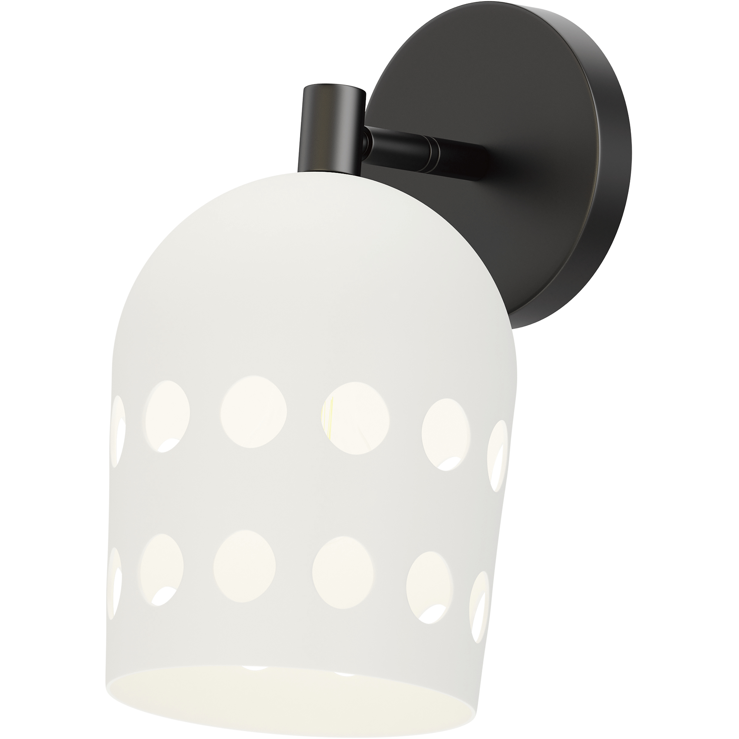 Dottie 1 Light 6.25 inch Black Wall Sconce Wall Light