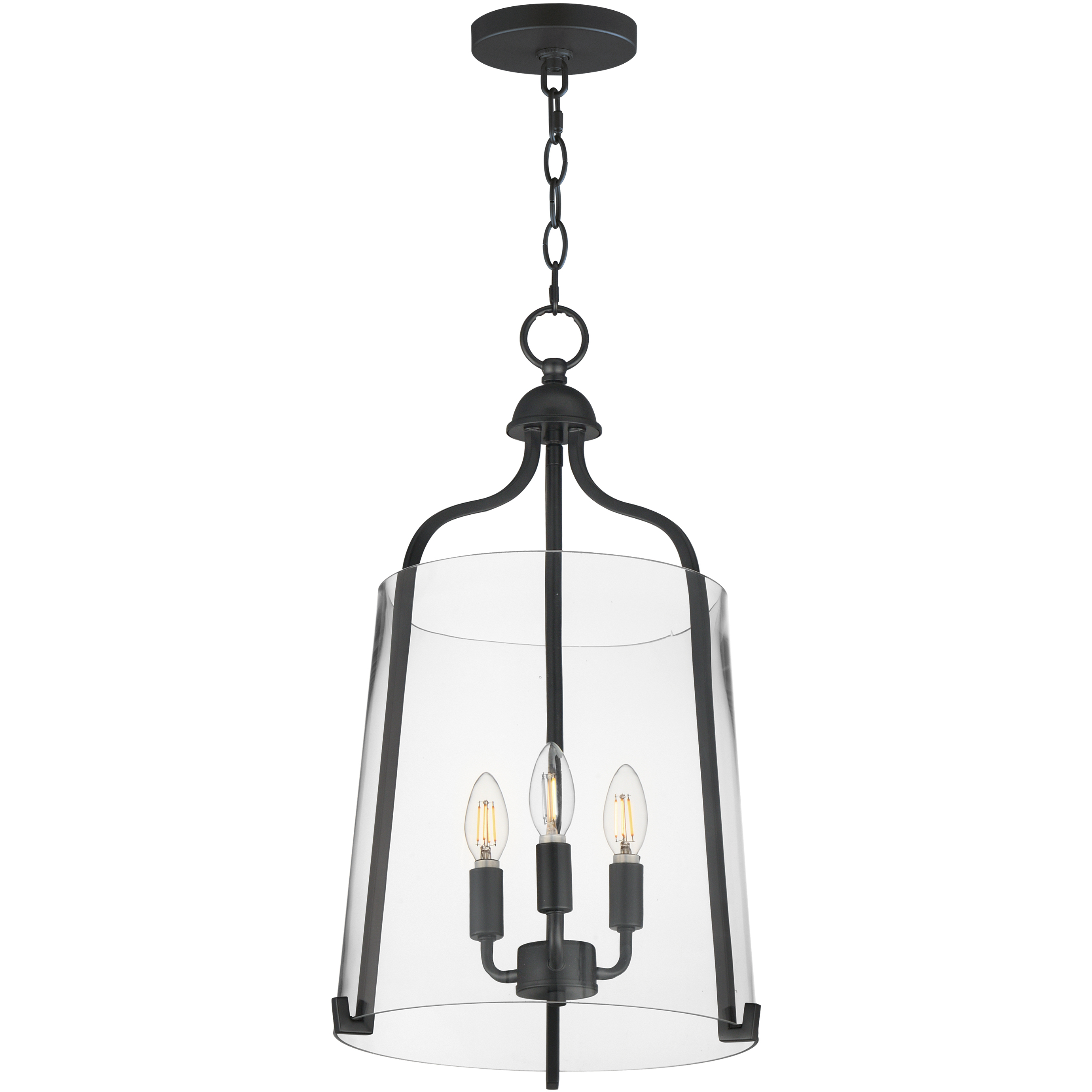 Bellmore 3 Light 13.5 inch Black Entry Foyer Pendant Ceiling Light
