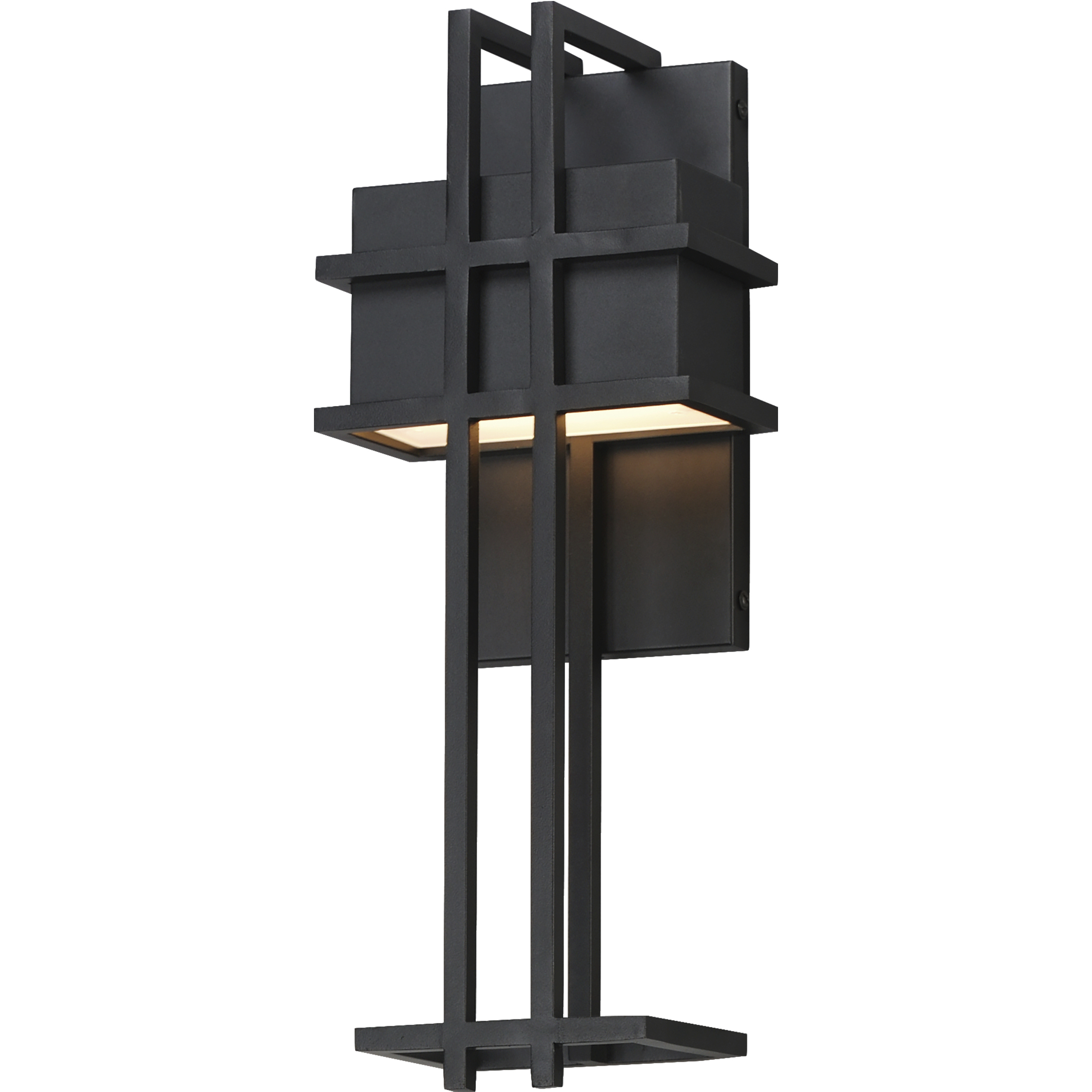 Prairie LED 6.5 inch Black ADA Wall Sconce Wall Light