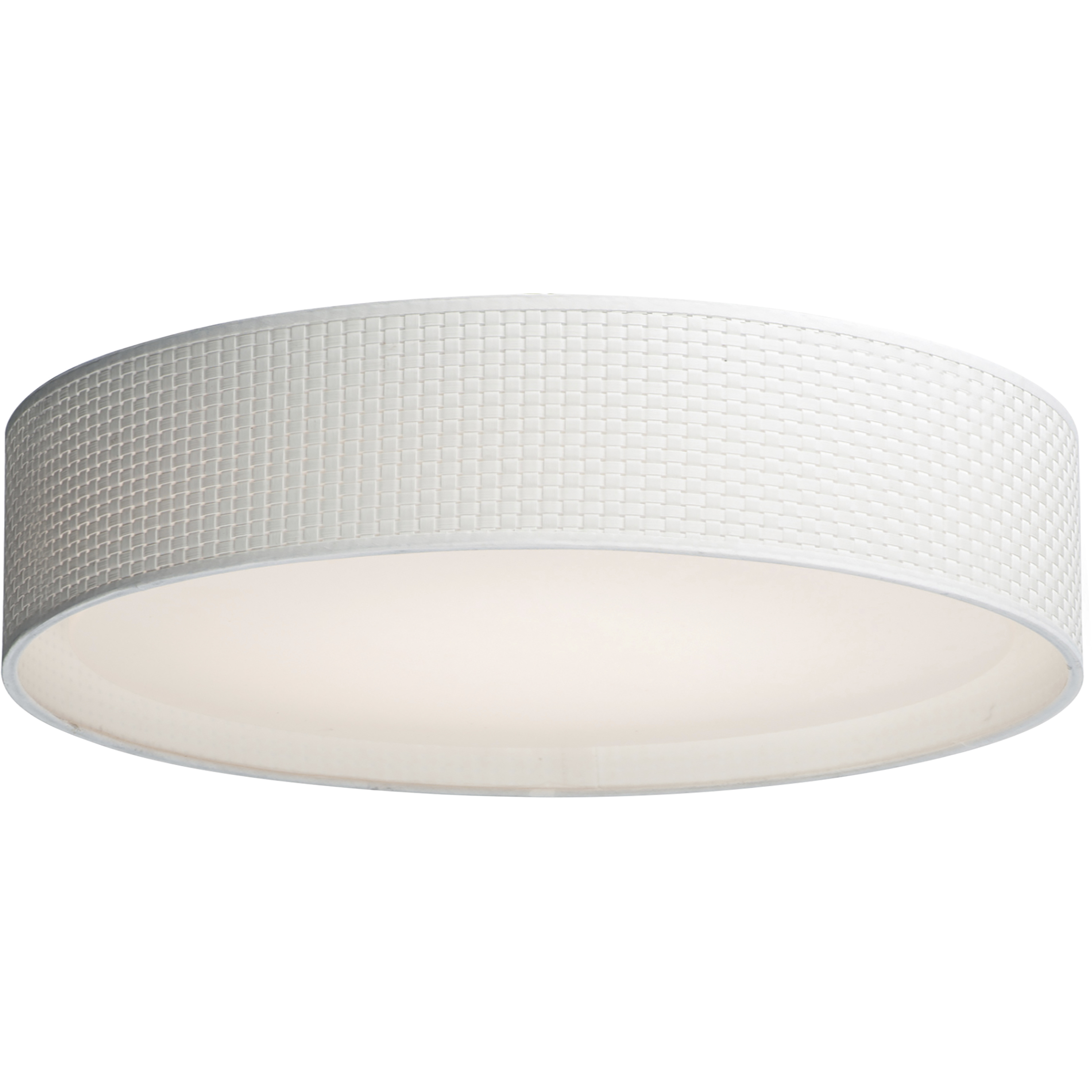 Prime LED 25 inch Flush Mount Ceiling Light in Black Organza