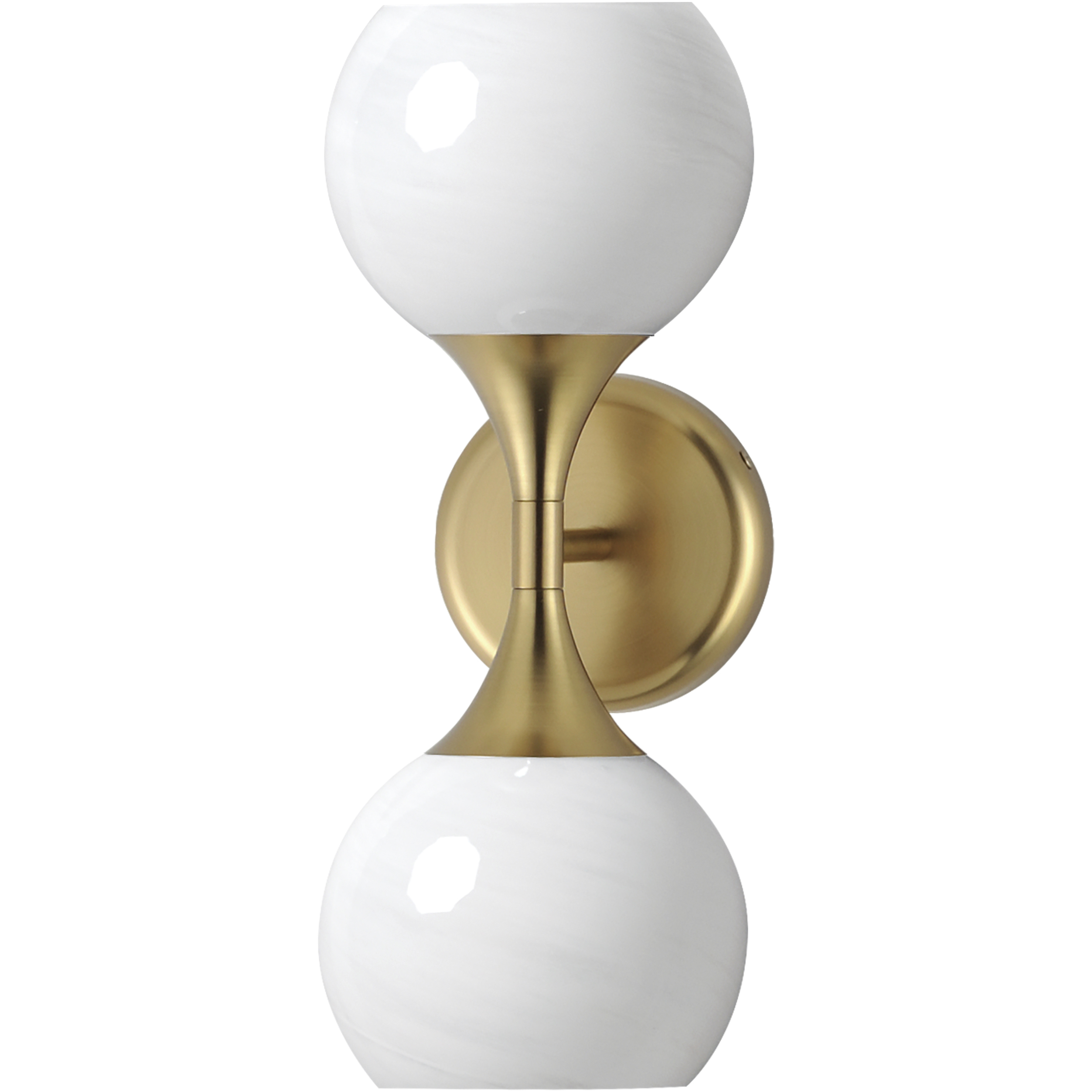 Neve 2 Light 6 inch Natural Aged Brass Wall Sconce Wall Light