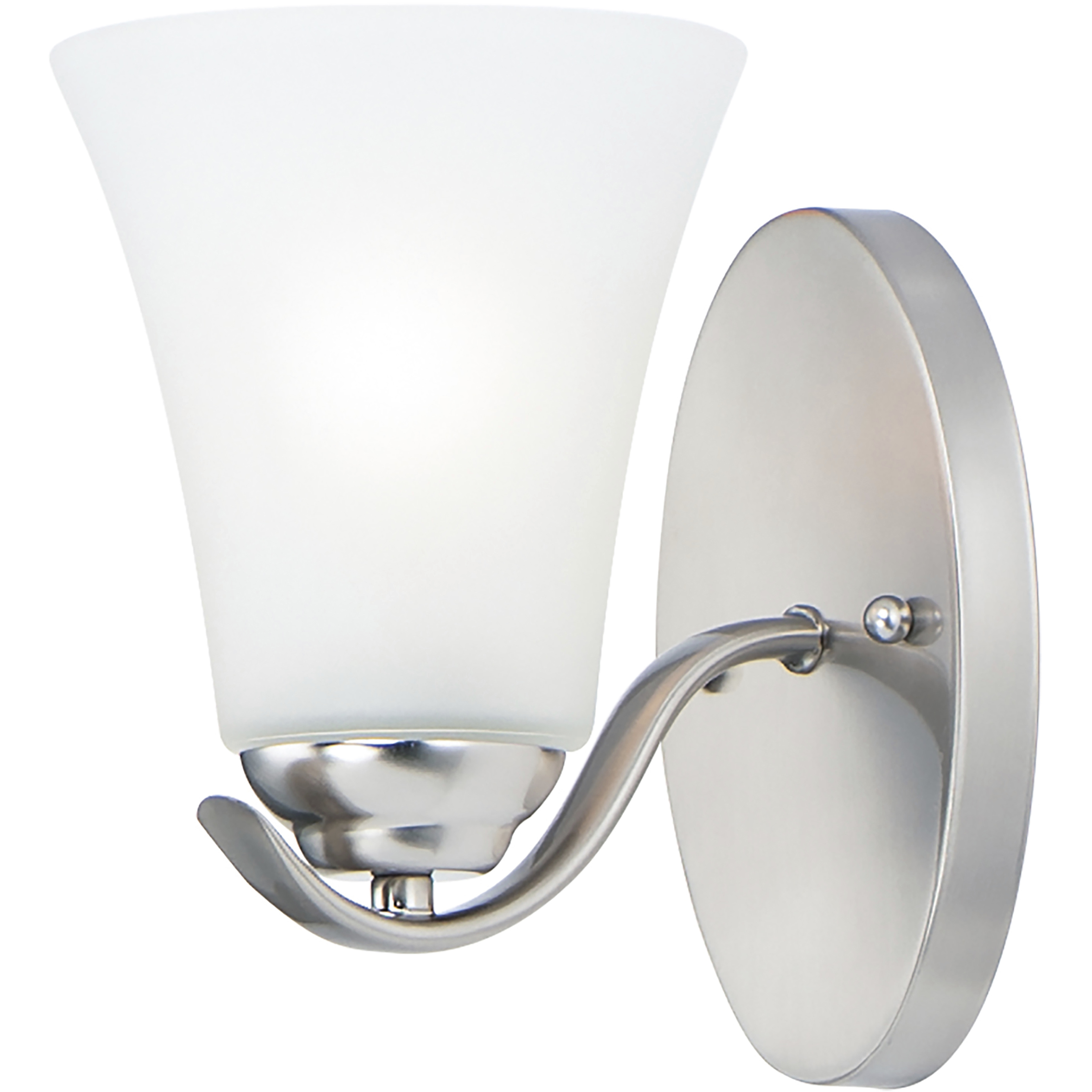 Vital 1 Light 7.5 inch Satin Nickel Bath Vanity Wall Light