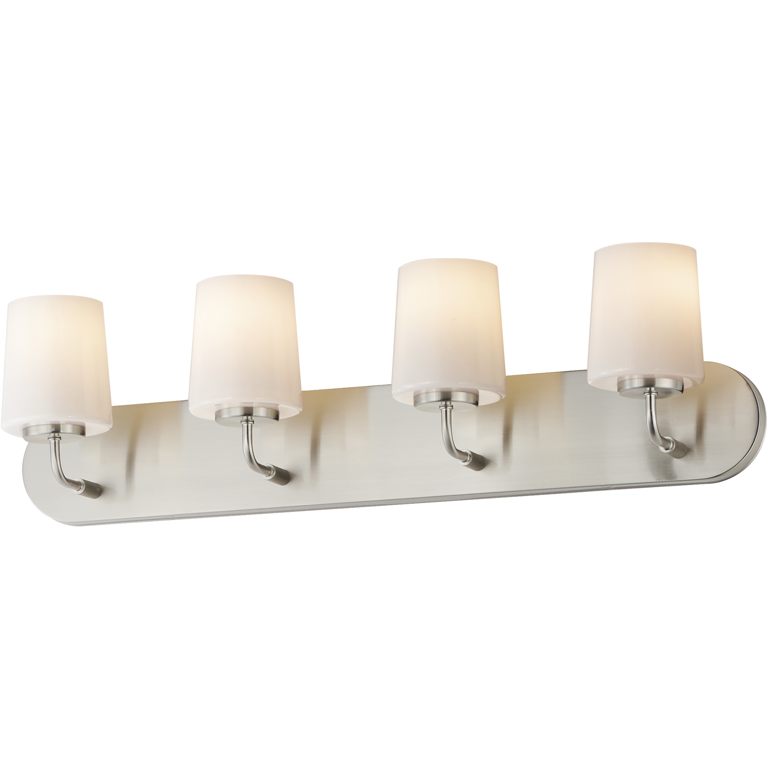 Durham 4 Light 30 inch Satin Nickel Bath Vanity Wall Light