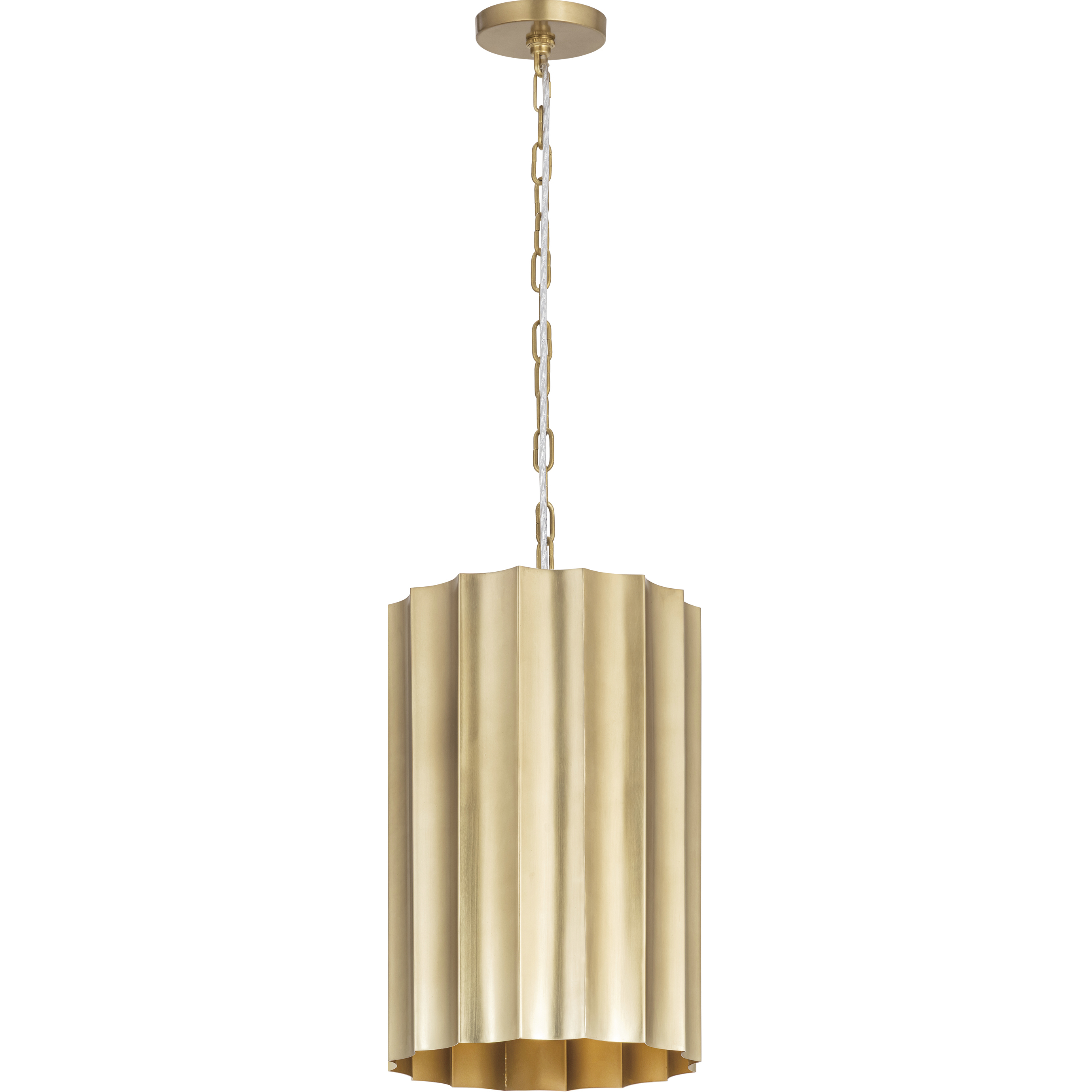Allegra 1 Light 12 inch Weathered Brass Single Pendant Ceiling Light