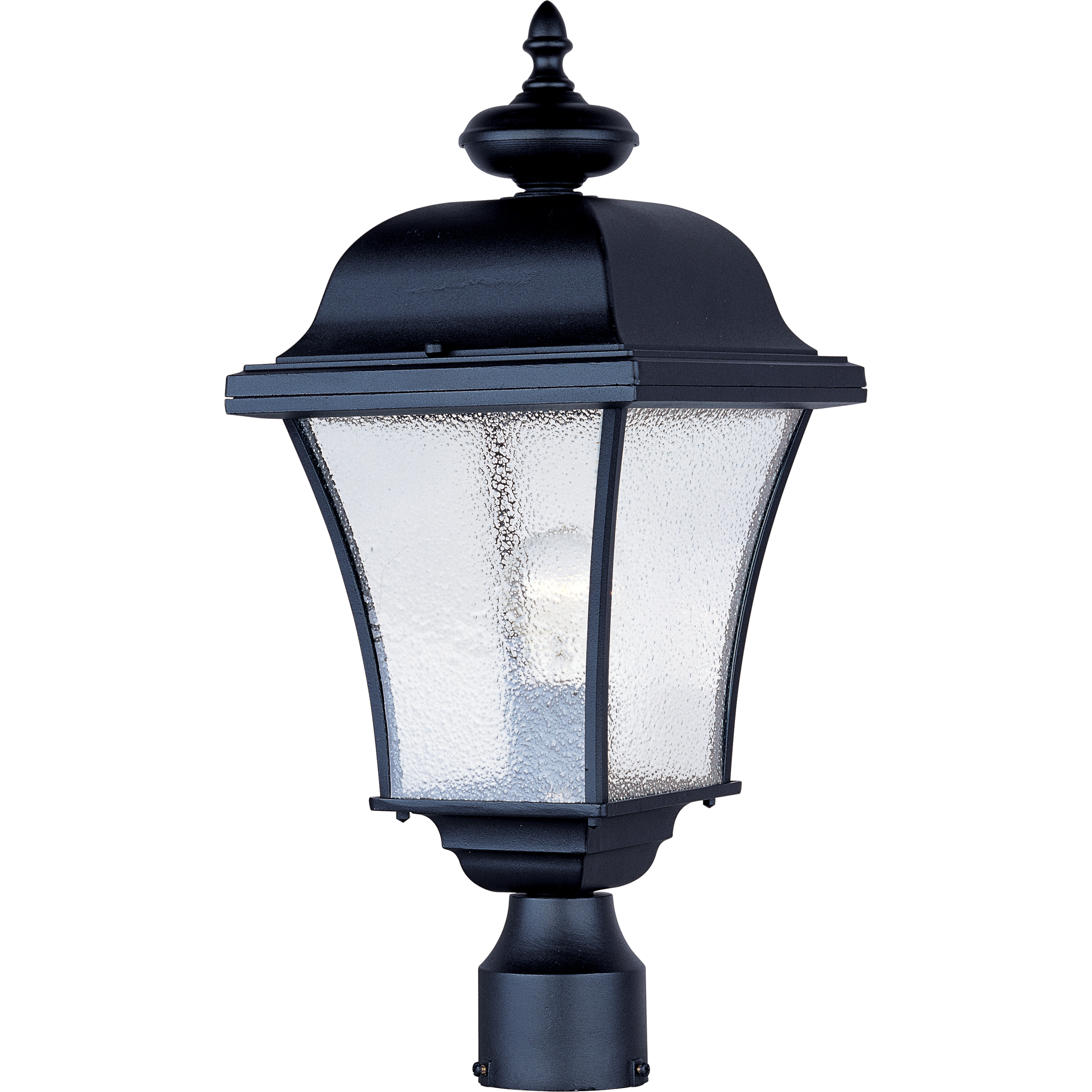 Senator 1 Light 20 inch Black Outdoor Pole/Post Mount