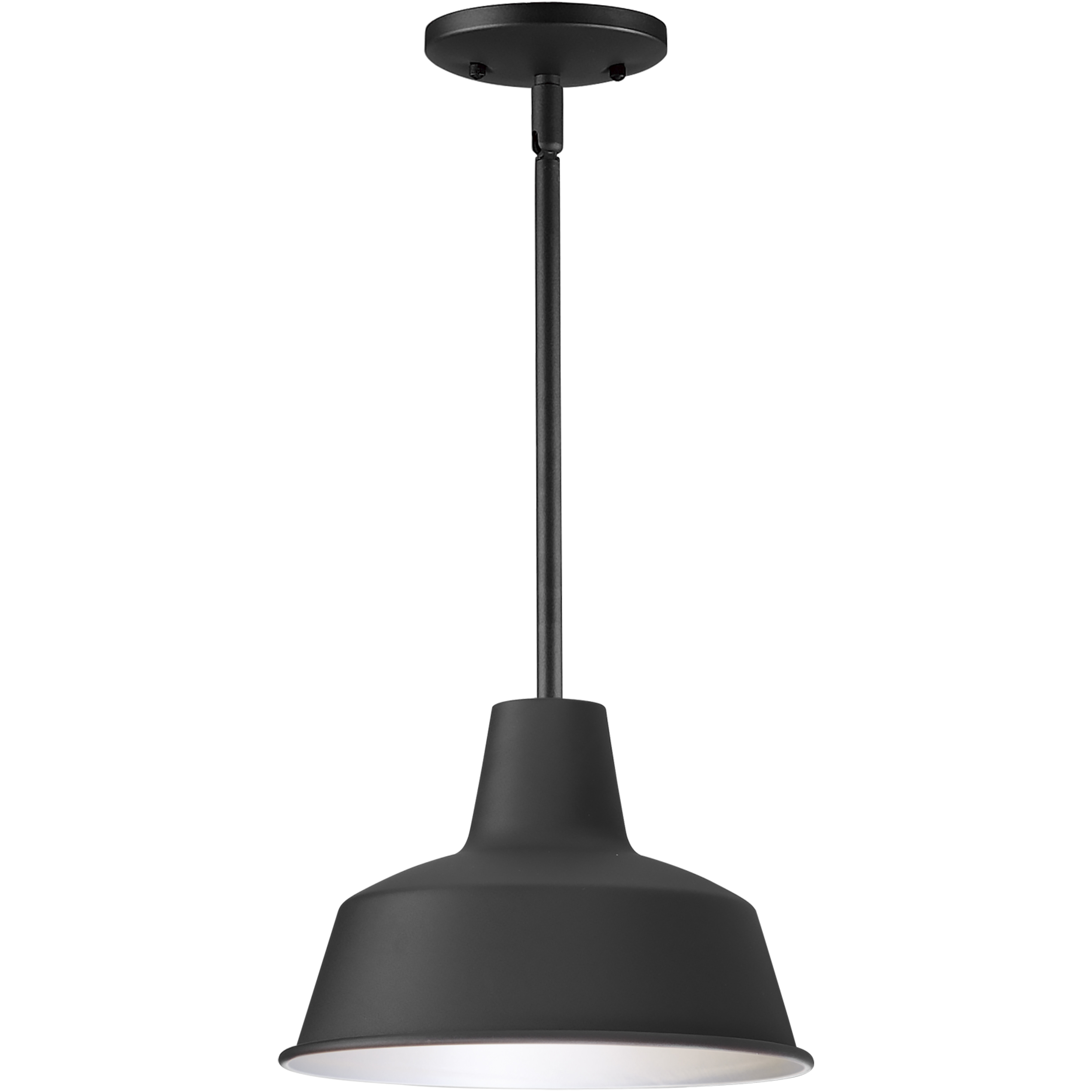 Pier M 1 Light 10.25 inch Black Outdoor Pendant