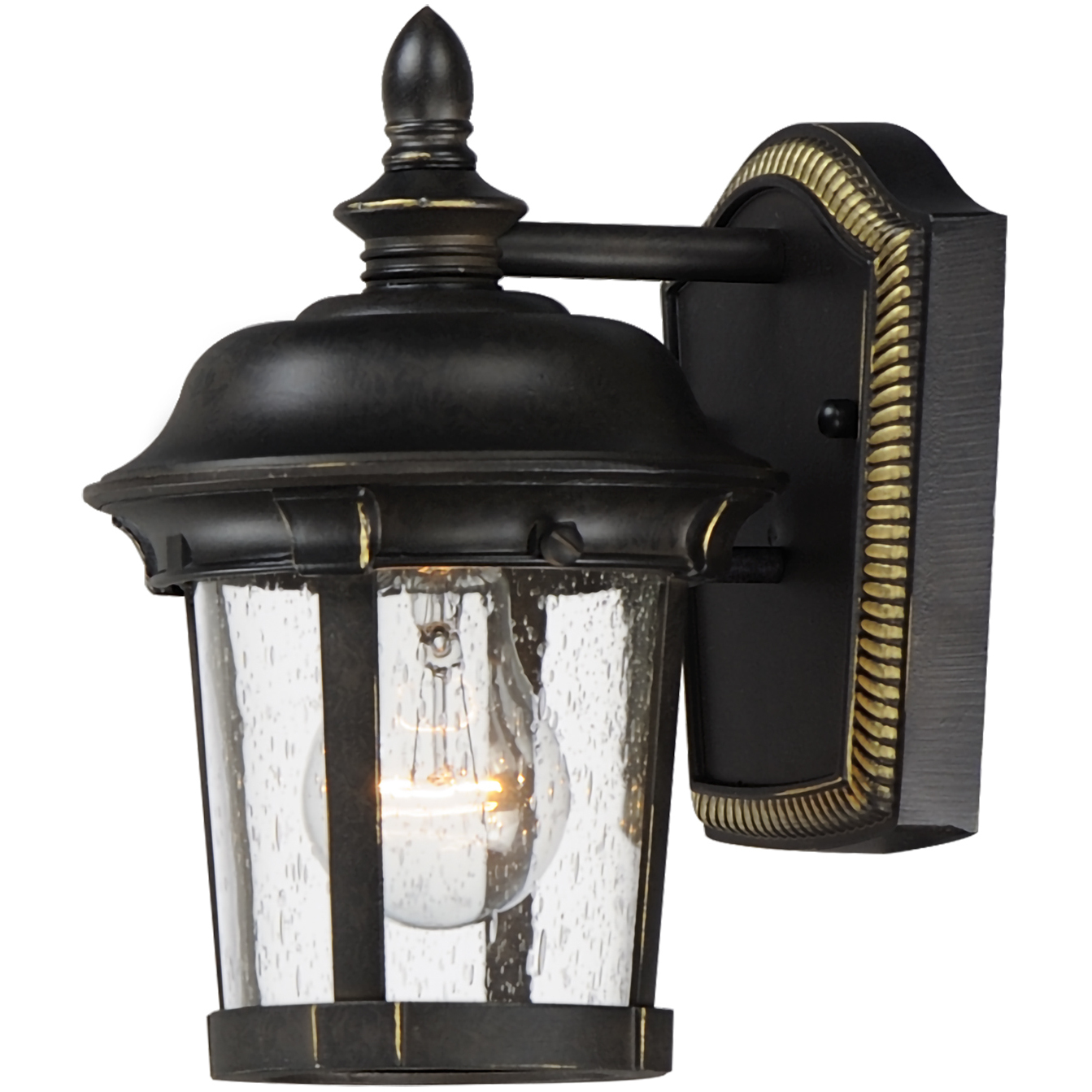 Dover DC 1 Light 9.5 inch Bronze Outdoor Wall Mount