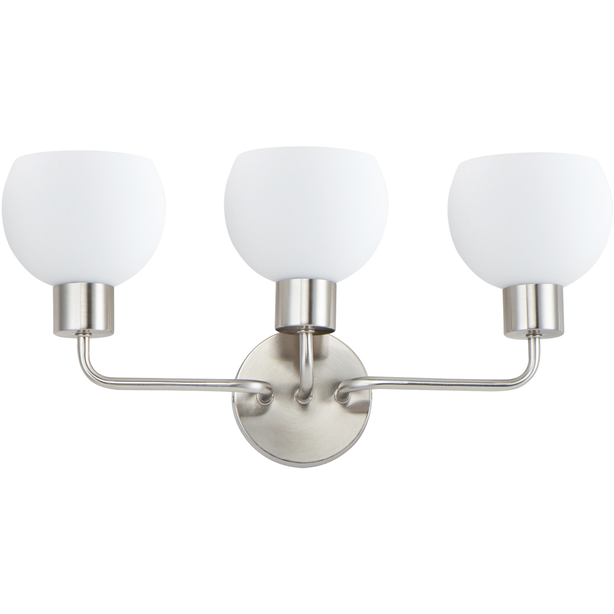 Coraline 3 Light 21.75 inch Satin Nickel Bath Vanity Wall Light