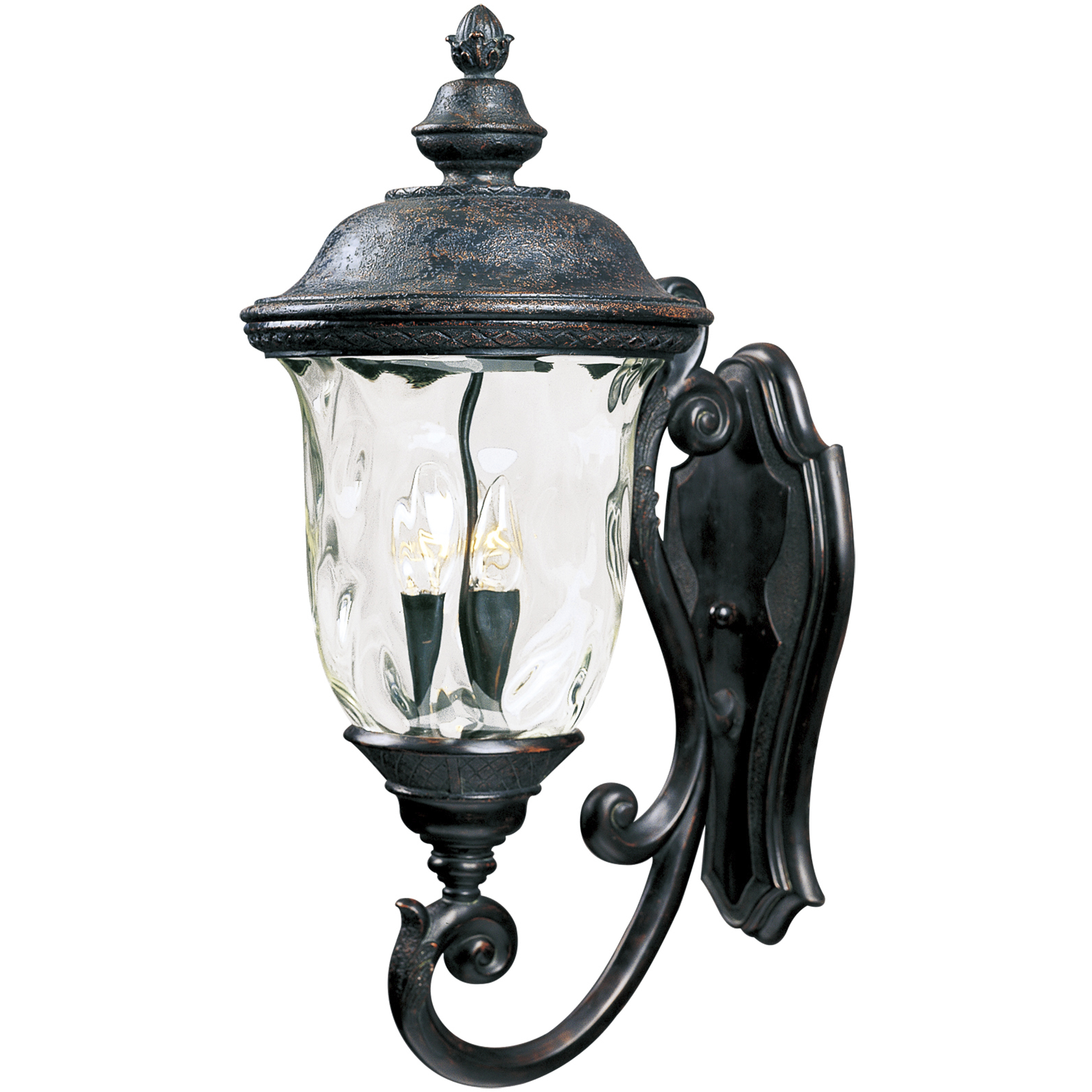 Carriage House VX 3 Light 26.5 inch Oriental Bronze Outdoor Wall Mount