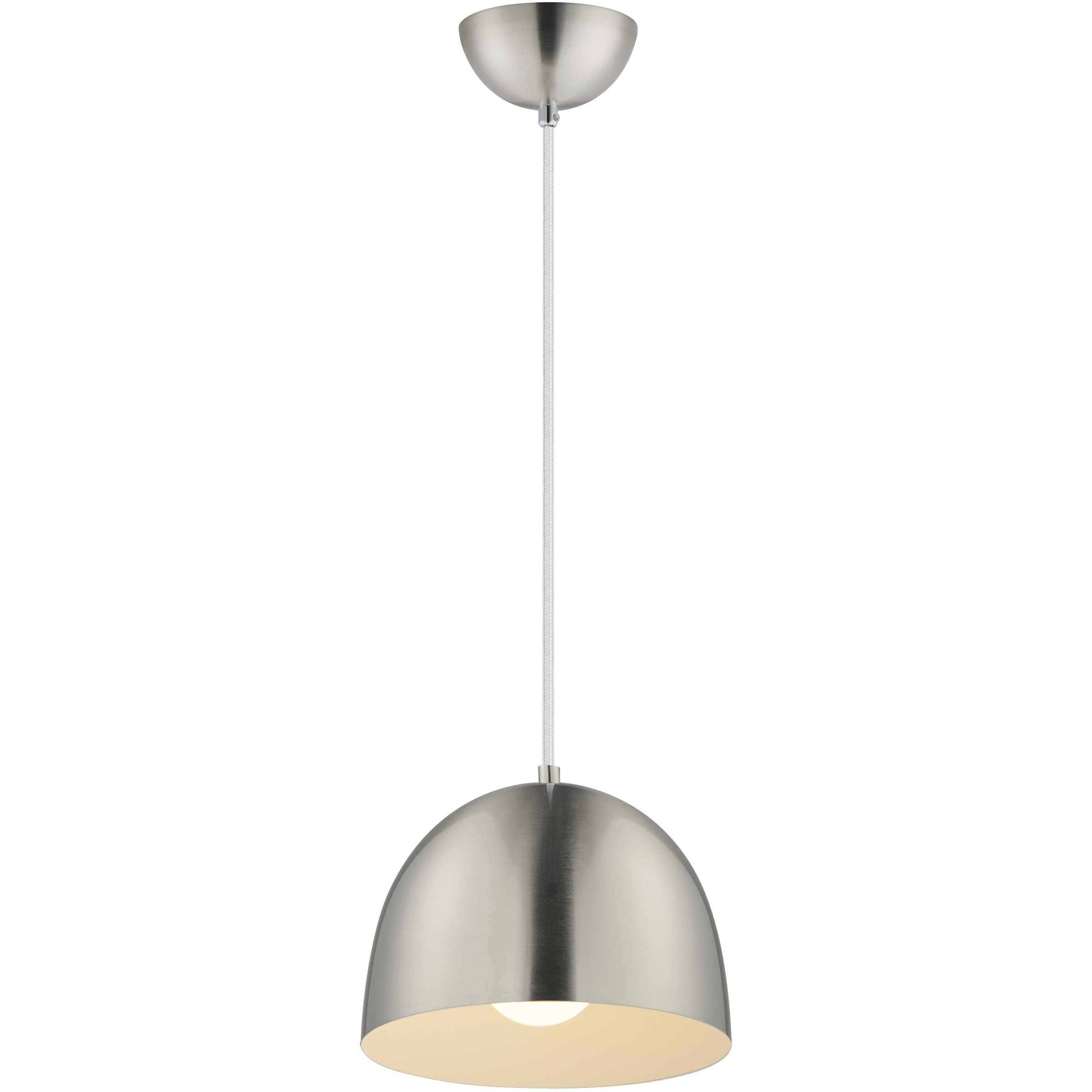 Tova 1 Light 9 inch Satin Nickel Single Pendant Ceiling Light