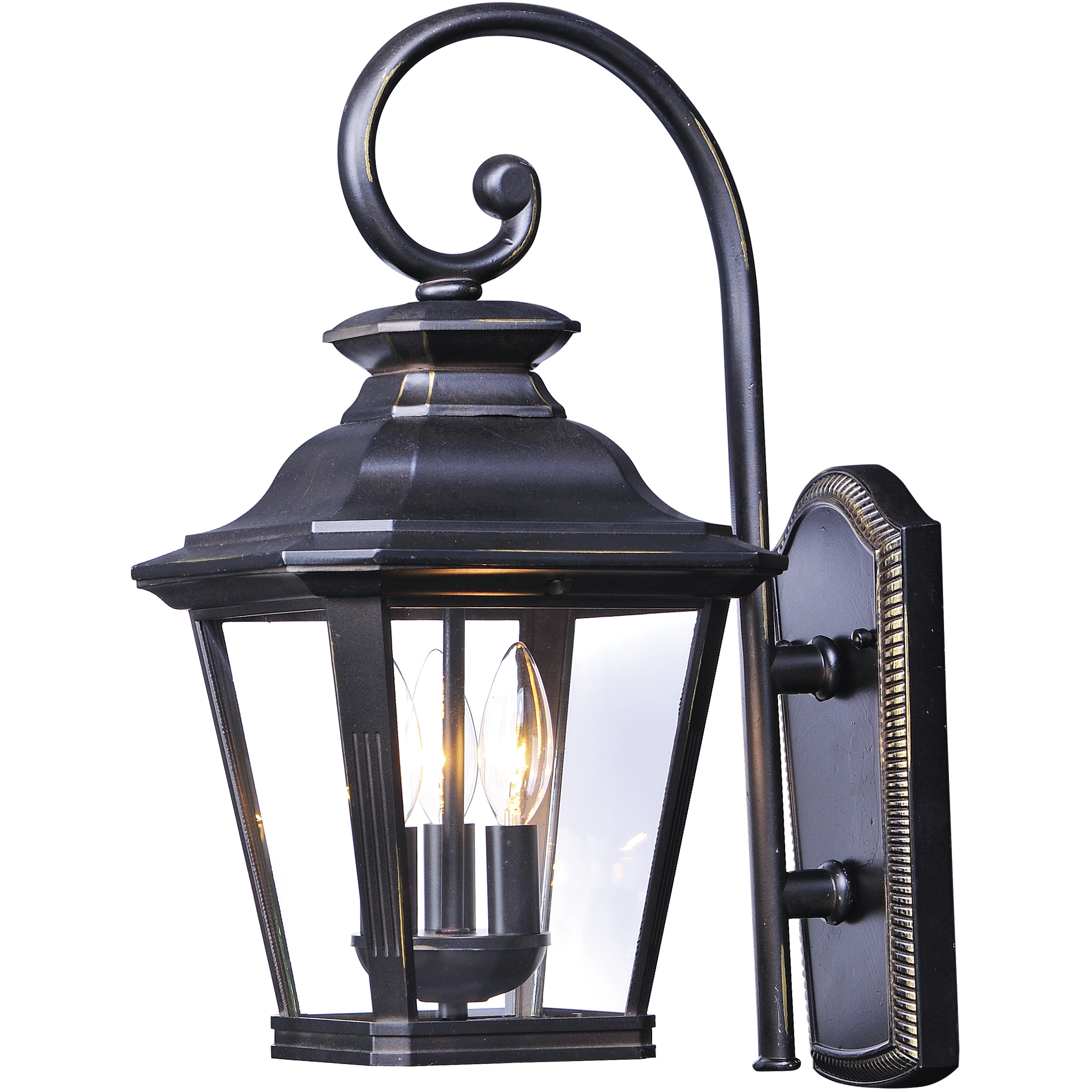 Knoxville 3 Light 22.5 inch Bronze Outdoor Wall Mount
