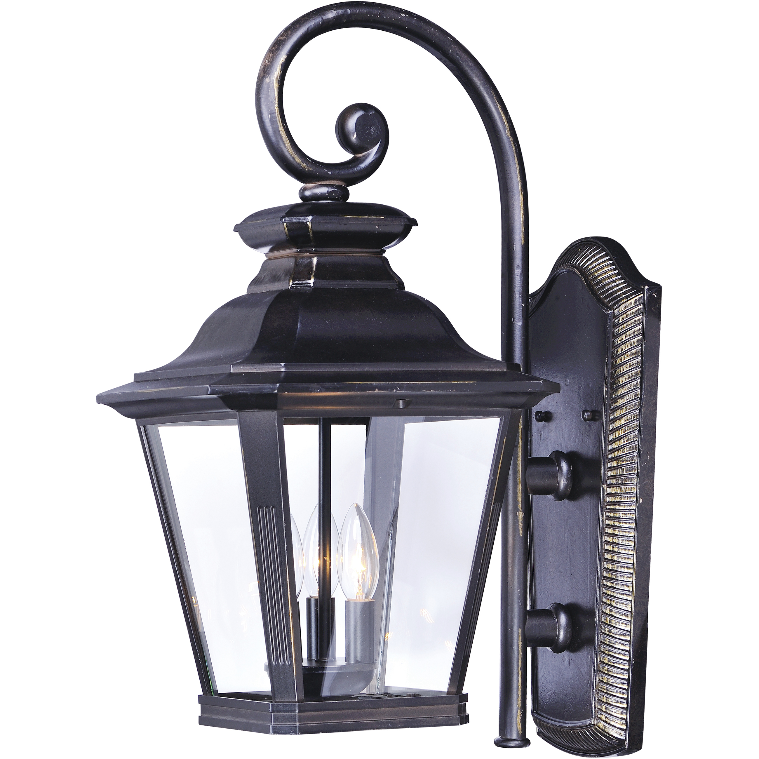 Knoxville 3 Light 18.5 inch Bronze Outdoor Wall Mount