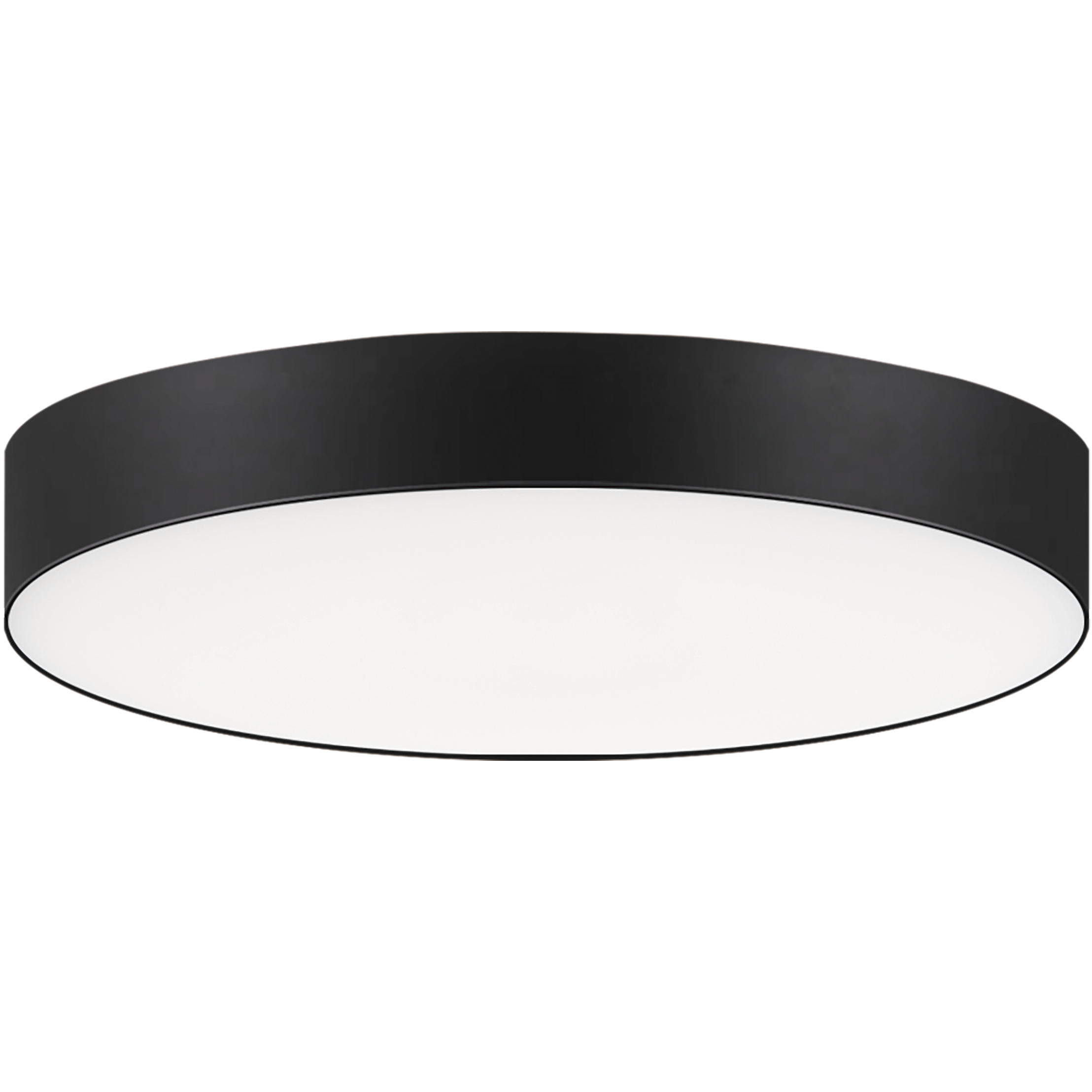 Trim-Commercial LED 5.25 inch Black Flush Mount Ceiling Light