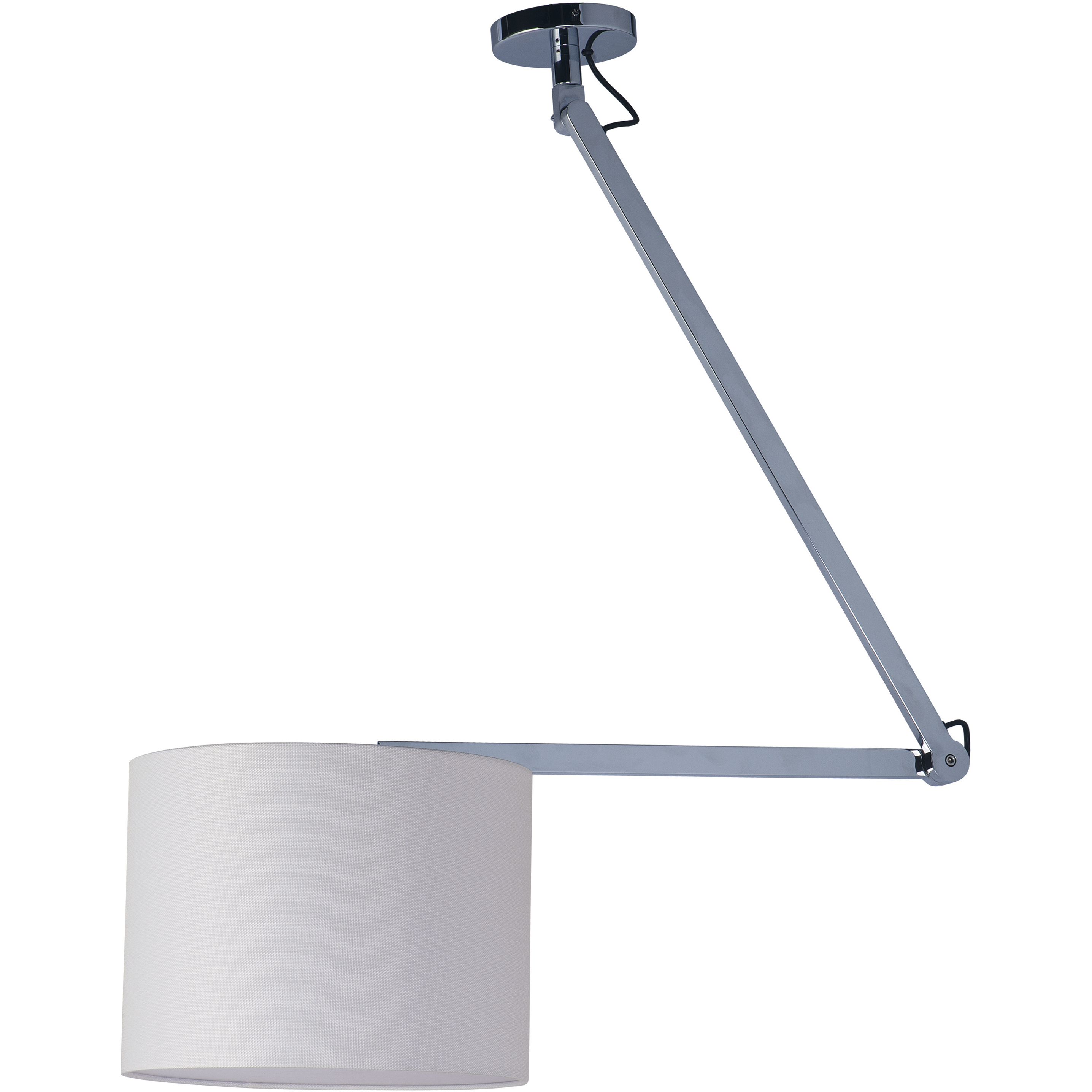 Hotel LED 14.25 inch Polished Chrome Single Pendant Ceiling Light