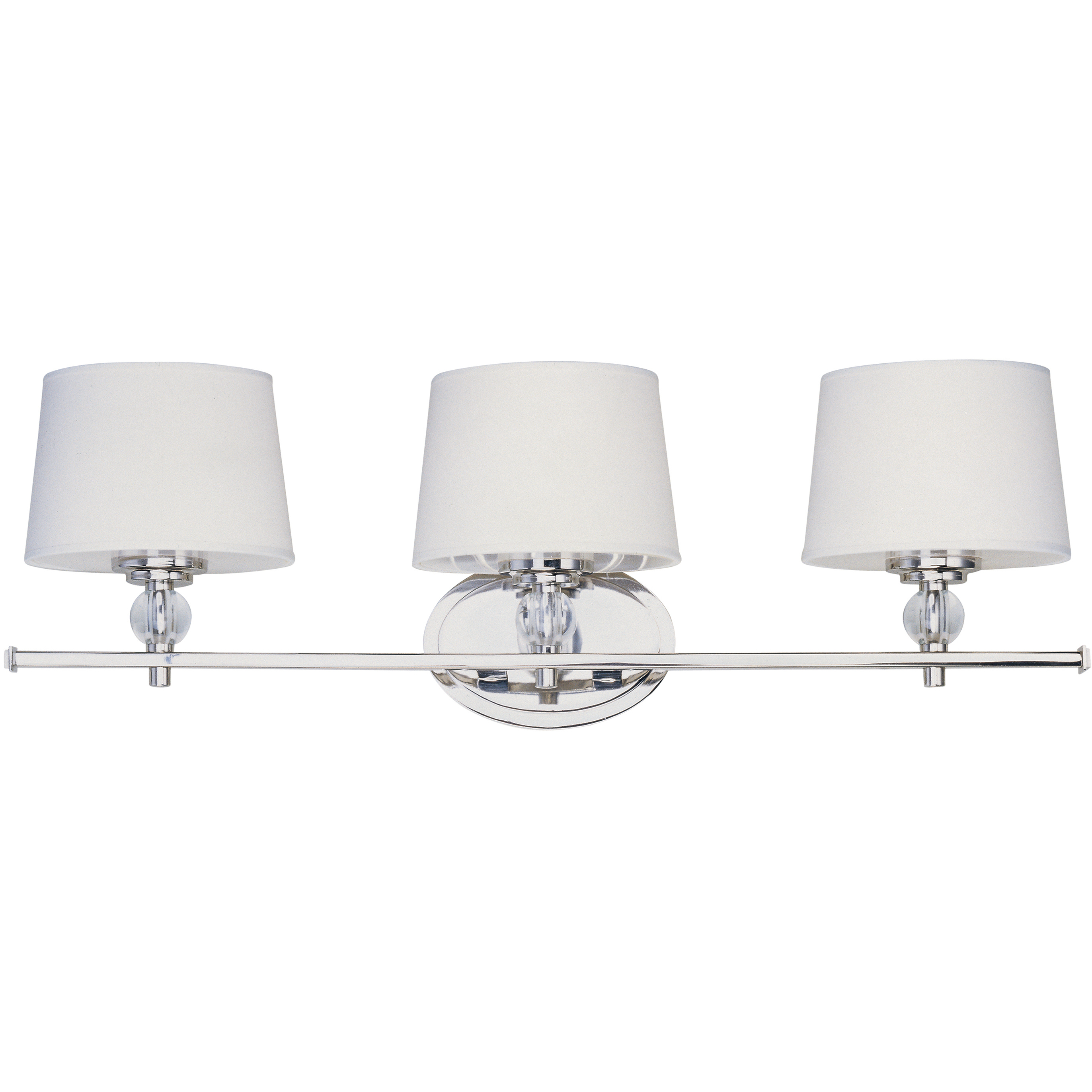 Rondo 3 Light 26.25 inch Polished Nickel Bath Vanity Wall Light