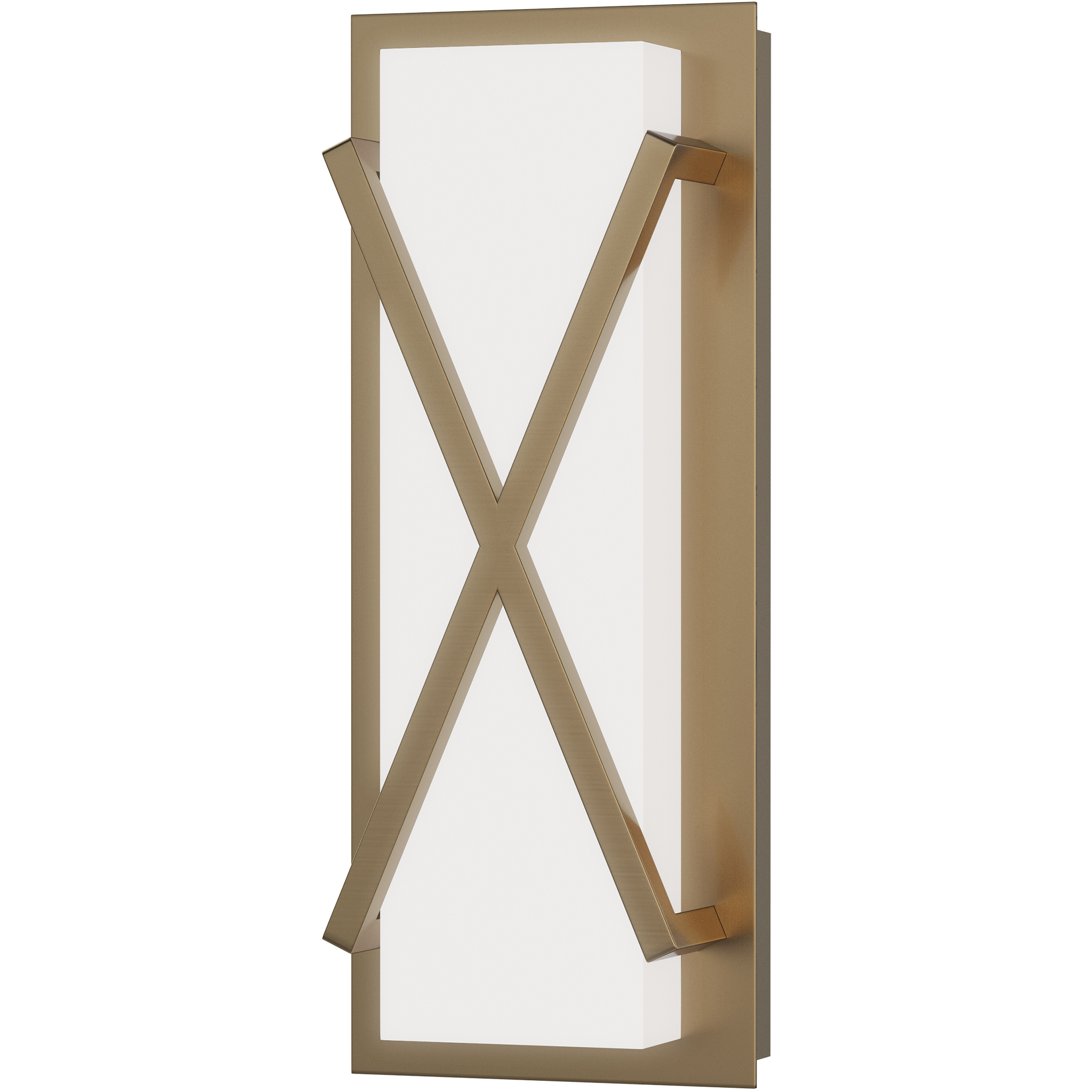 Dexter LED 14 inch Natural Aged Brass ADA Wall Sconce Wall Light