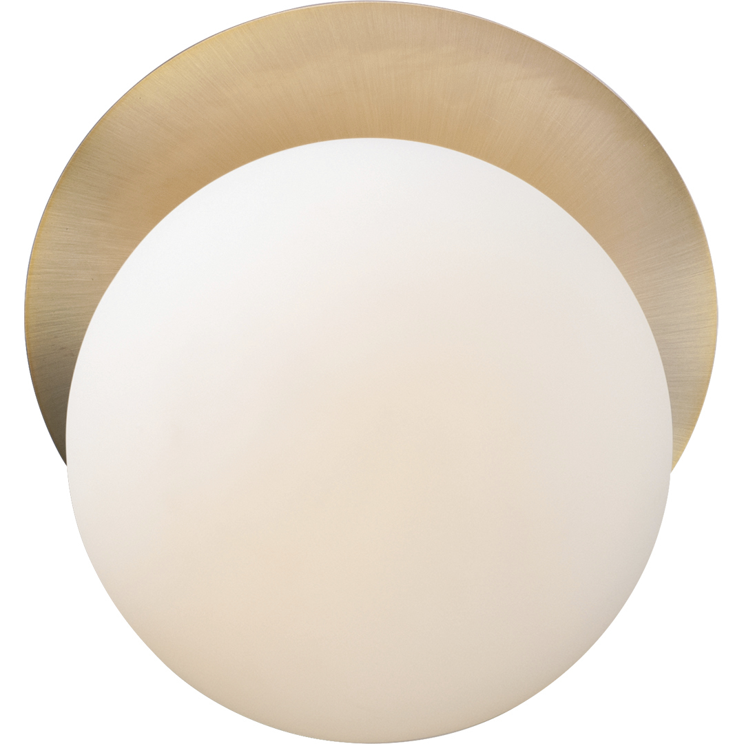 Vesper 1 Light 7 inch Satin Brass and Black Wall Sconce Wall Light
