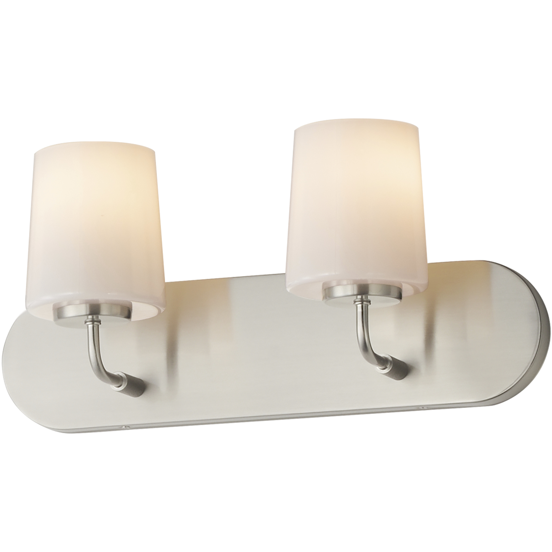 Durham 2 Light 18 inch Satin Nickel Bath Vanity Wall Light