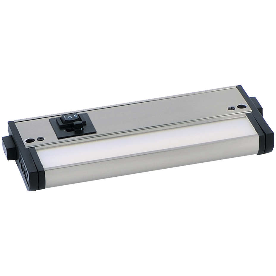 CounterMax MX-L-120-3K 120 LED 6 inch Satin Nickel Under Cabinet