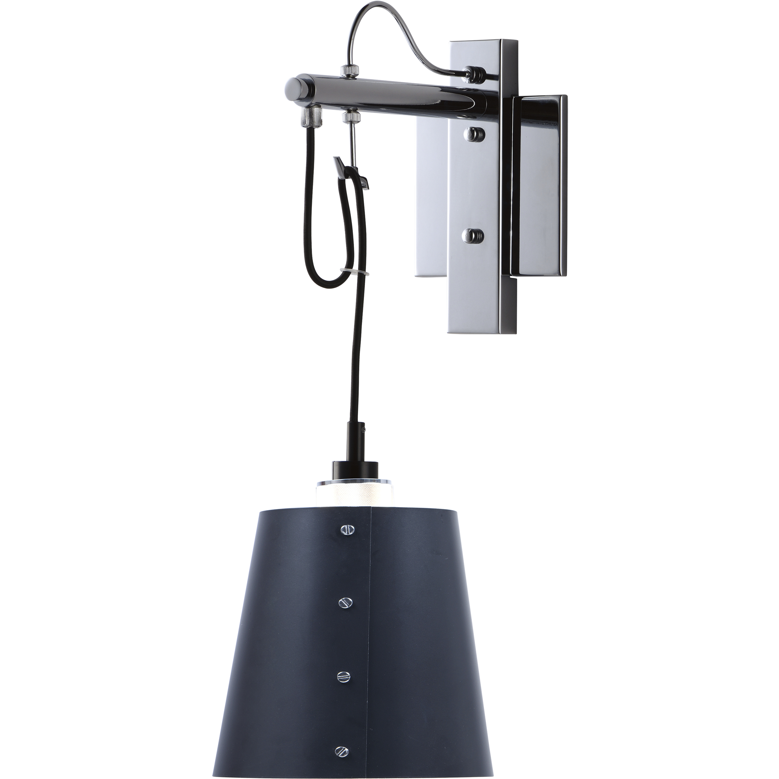 Swagger 1 Light 4.75 inch Polished Chrome Wall Sconce Wall Light