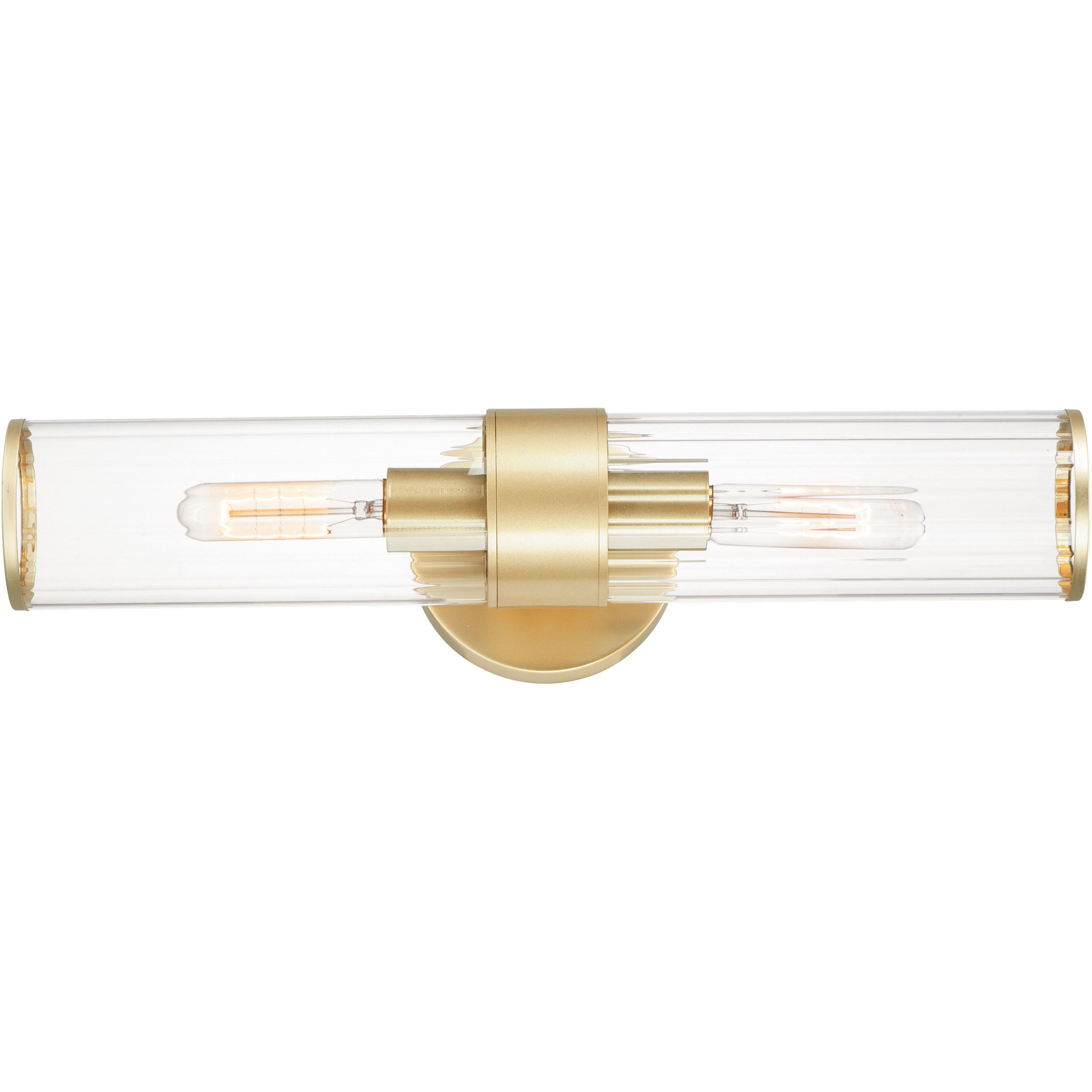 Crosby 2 Light 5 inch Satin Brass Wall Sconce Wall Light