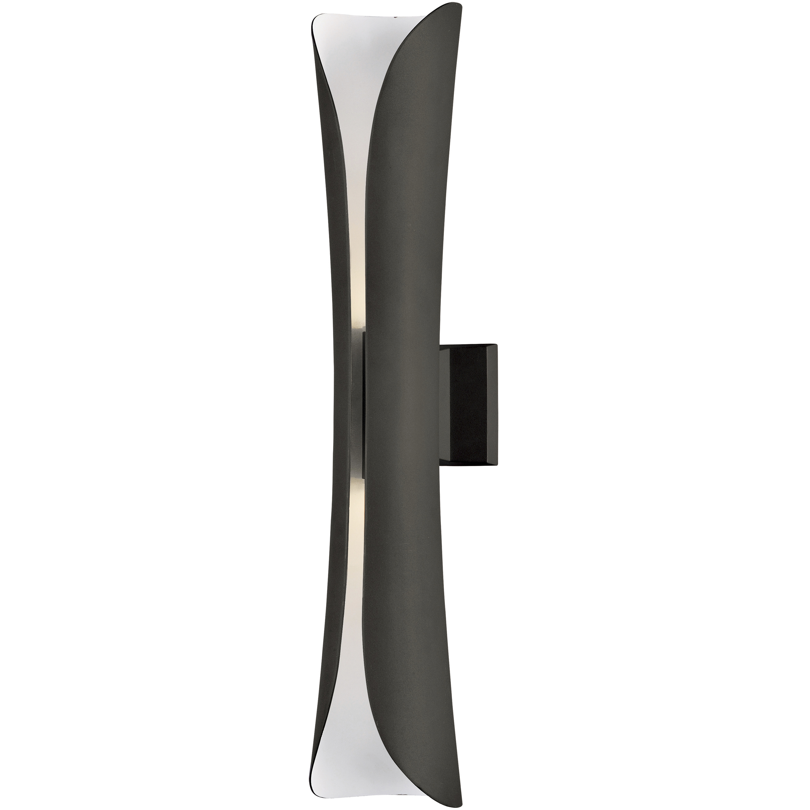Scroll LED 30 inch Architectural Bronze Outdoor Wall Mount