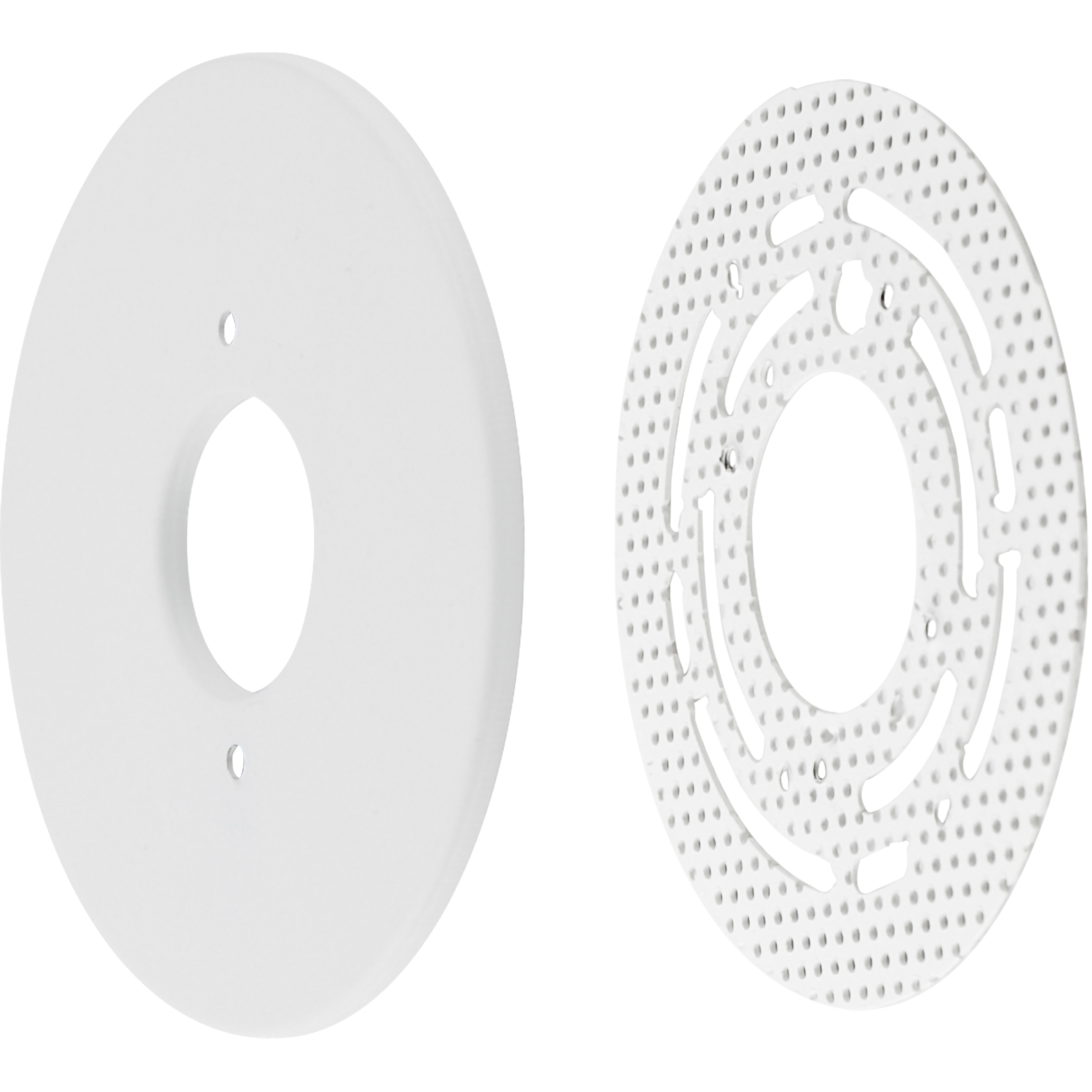 Mud-In White Bracket and Plate