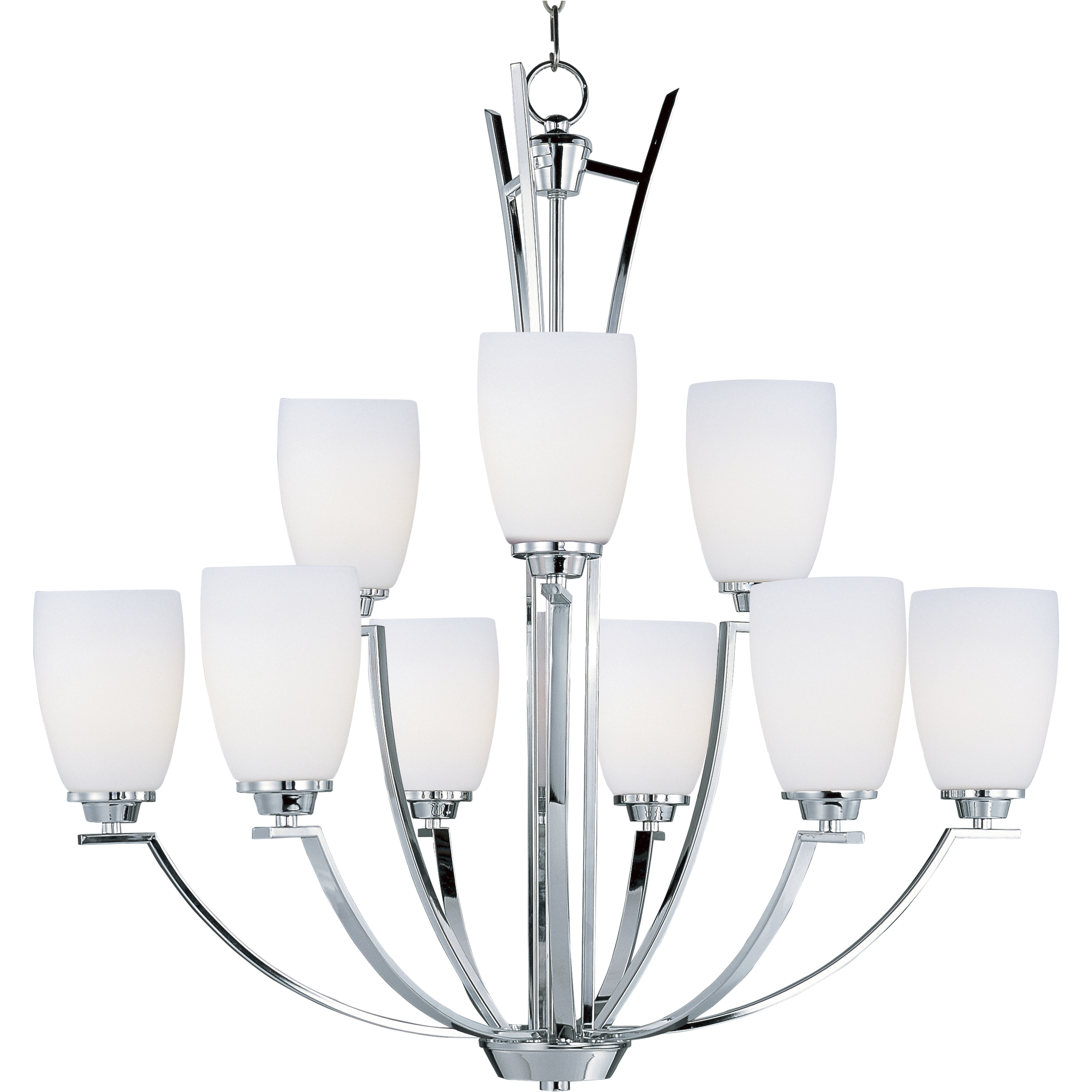 Rocco 9 Light 32 inch Polished Chrome Multi-Tier Chandelier Ceiling Light