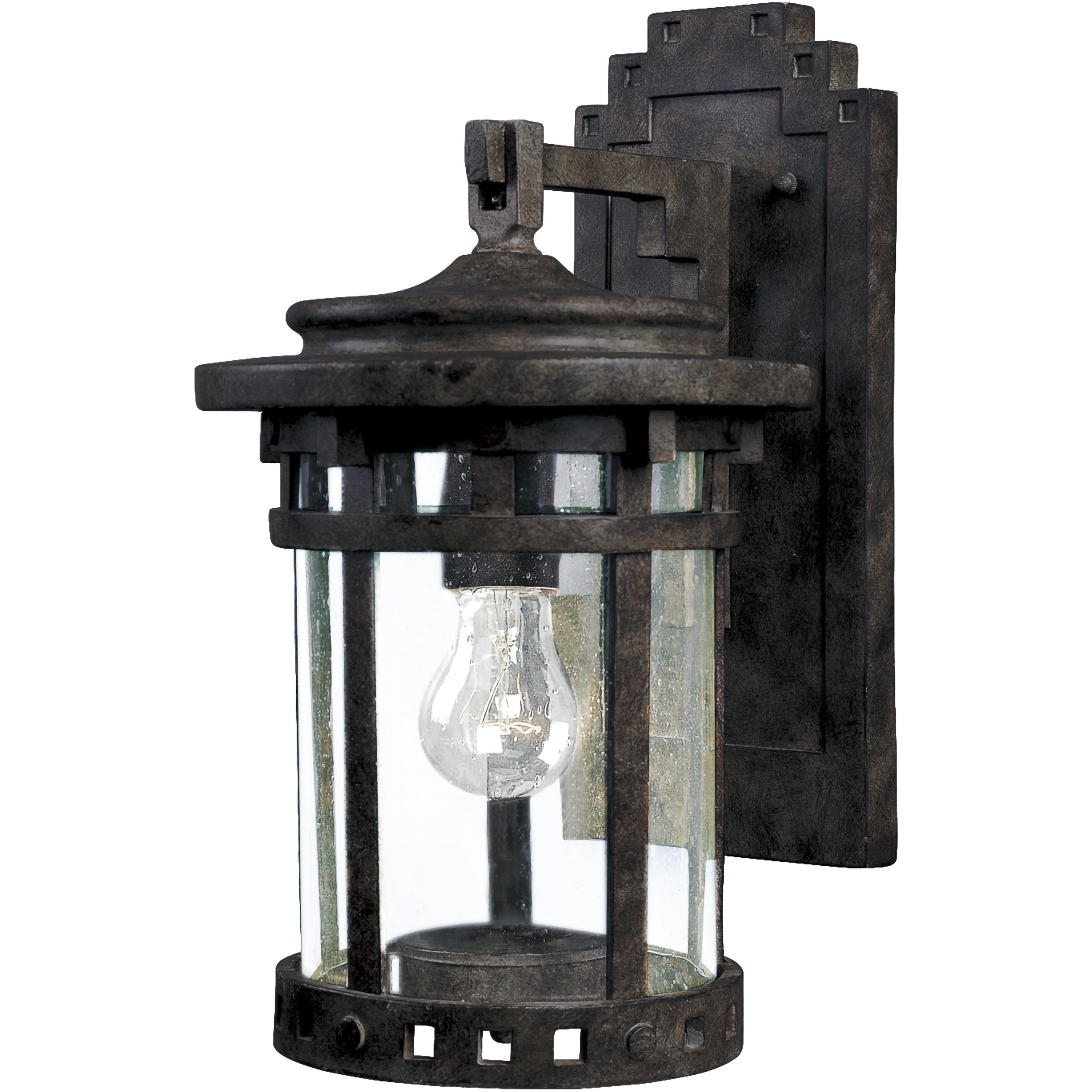Santa Barbara DC 1 Light 13 inch Sienna Outdoor Wall Mount