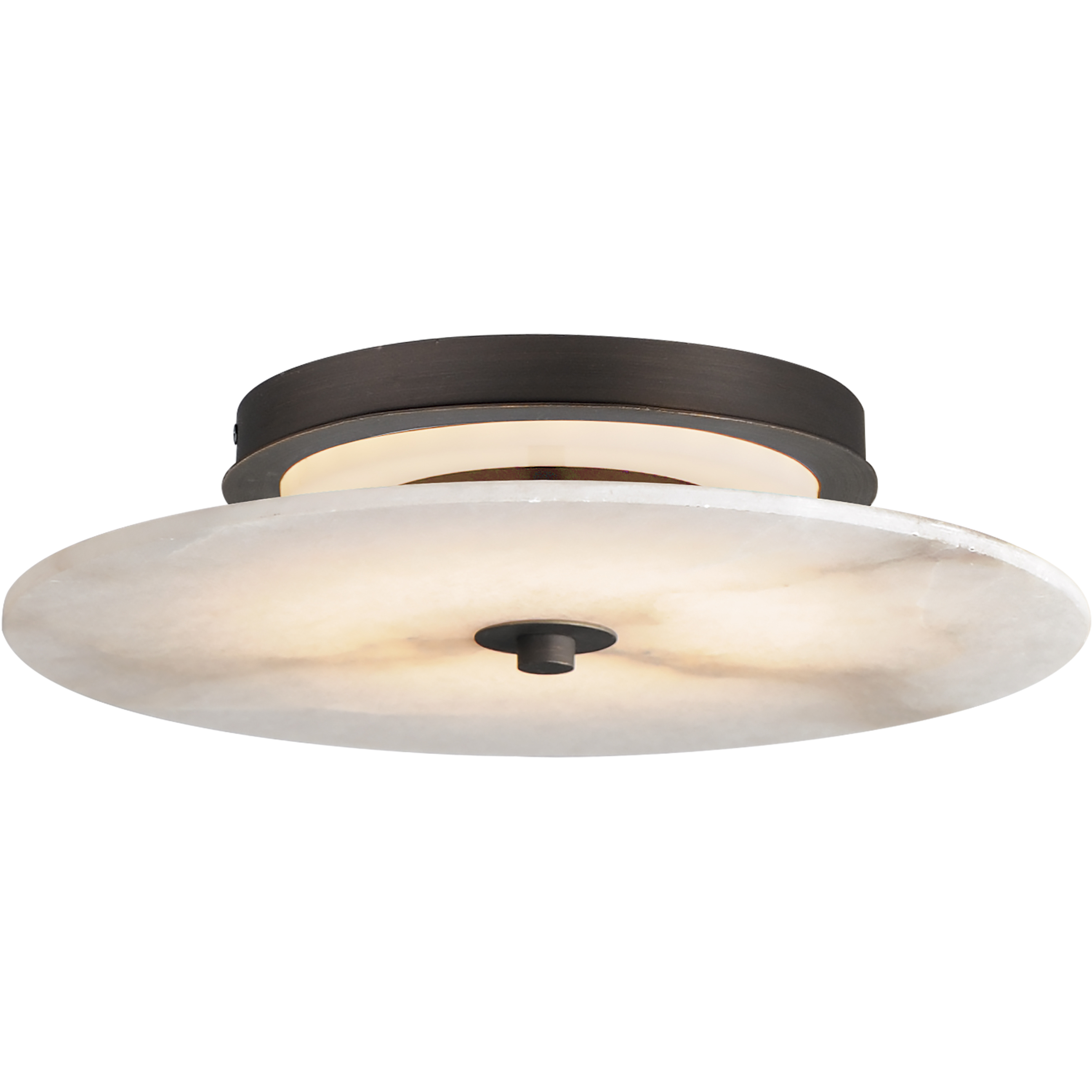Quarry LED 15 inch Dark Bronze Flush Mount Ceiling Light, Flush Mount