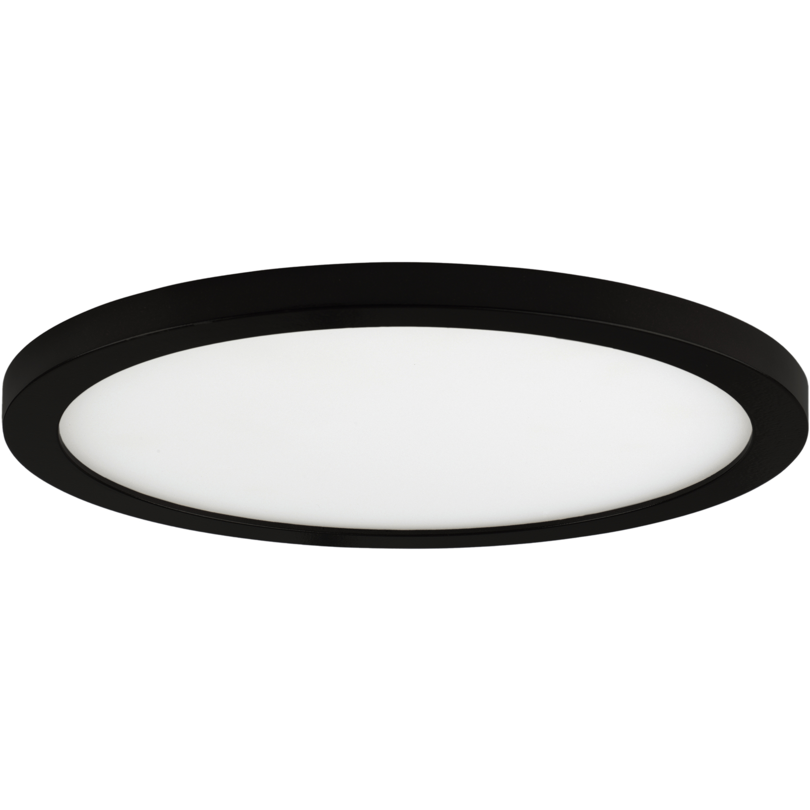 Wafer LED 9 inch Black Flush Mount Ceiling Light