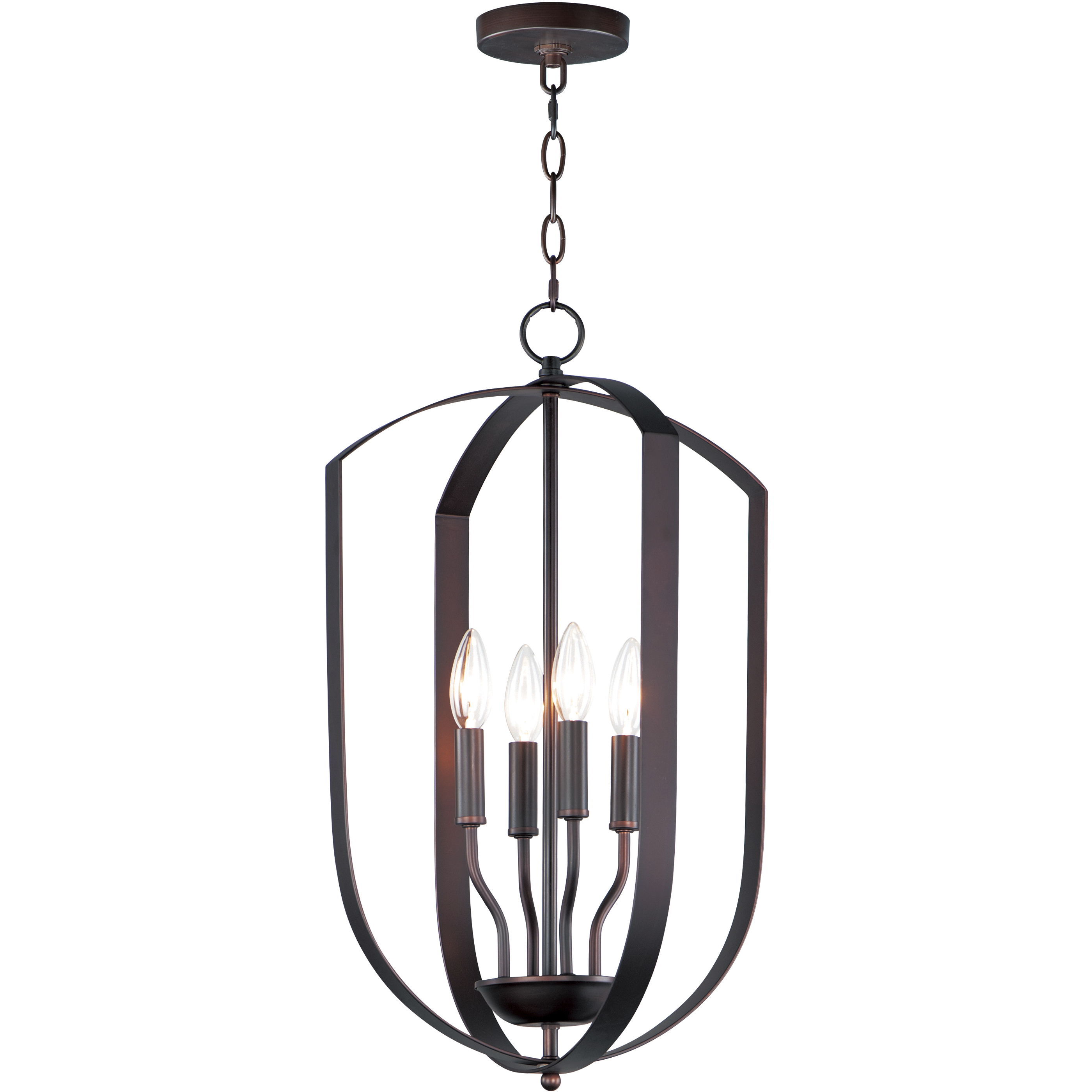 Provident 4 Light 14.5 inch Oil Rubbed Bronze Chandelier Ceiling Light