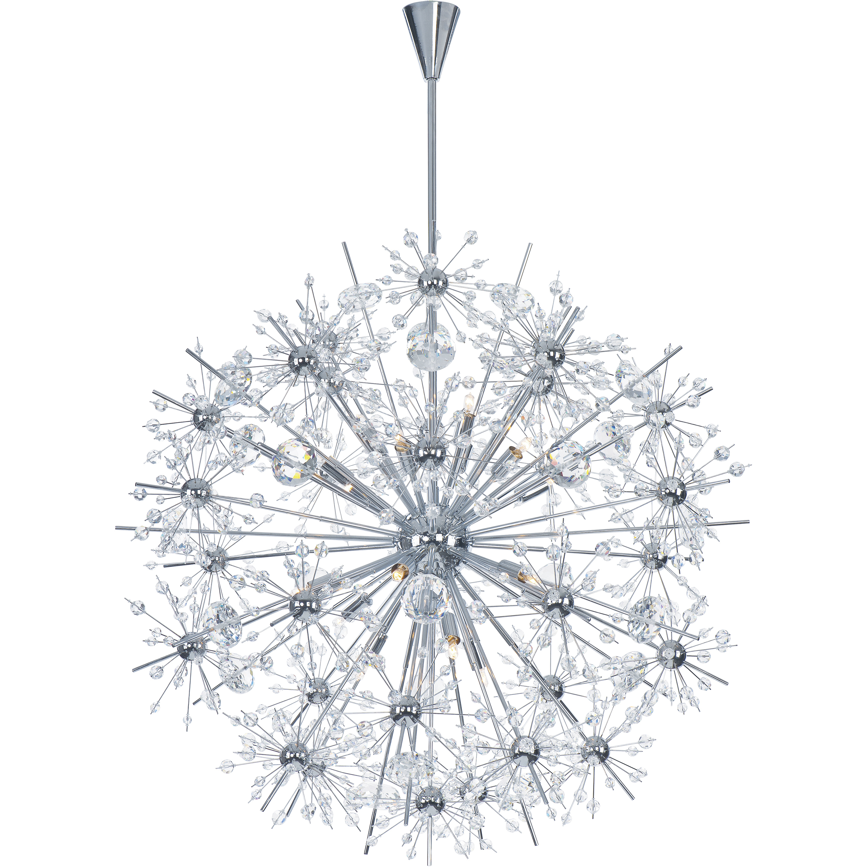 Starfire 18 Light 32 inch Polished Chrome Multi-Light Pendant Ceiling Light