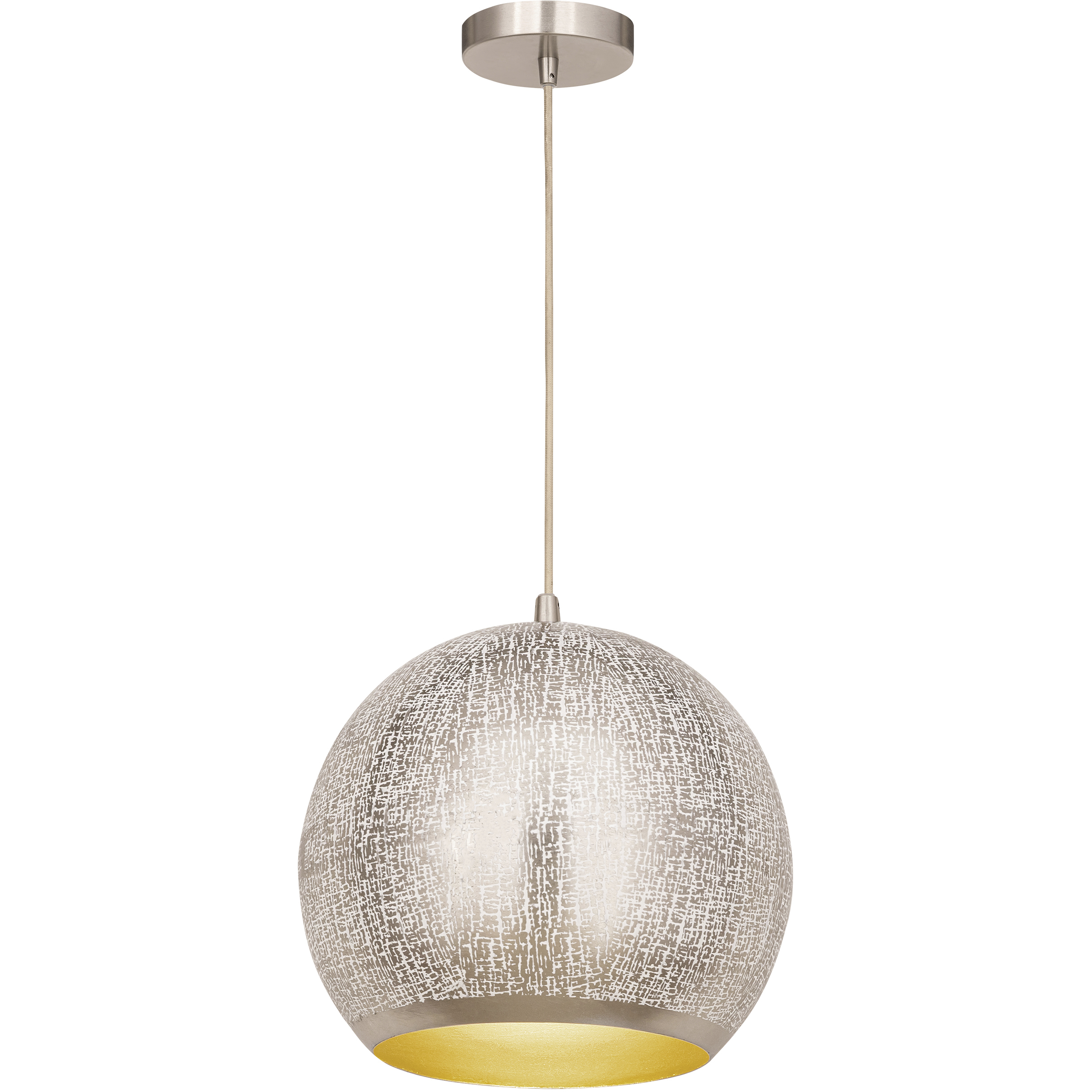 Aurelia 1 Light 10 inch Arctic White Mini Pendant Ceiling Light in Steel ARW