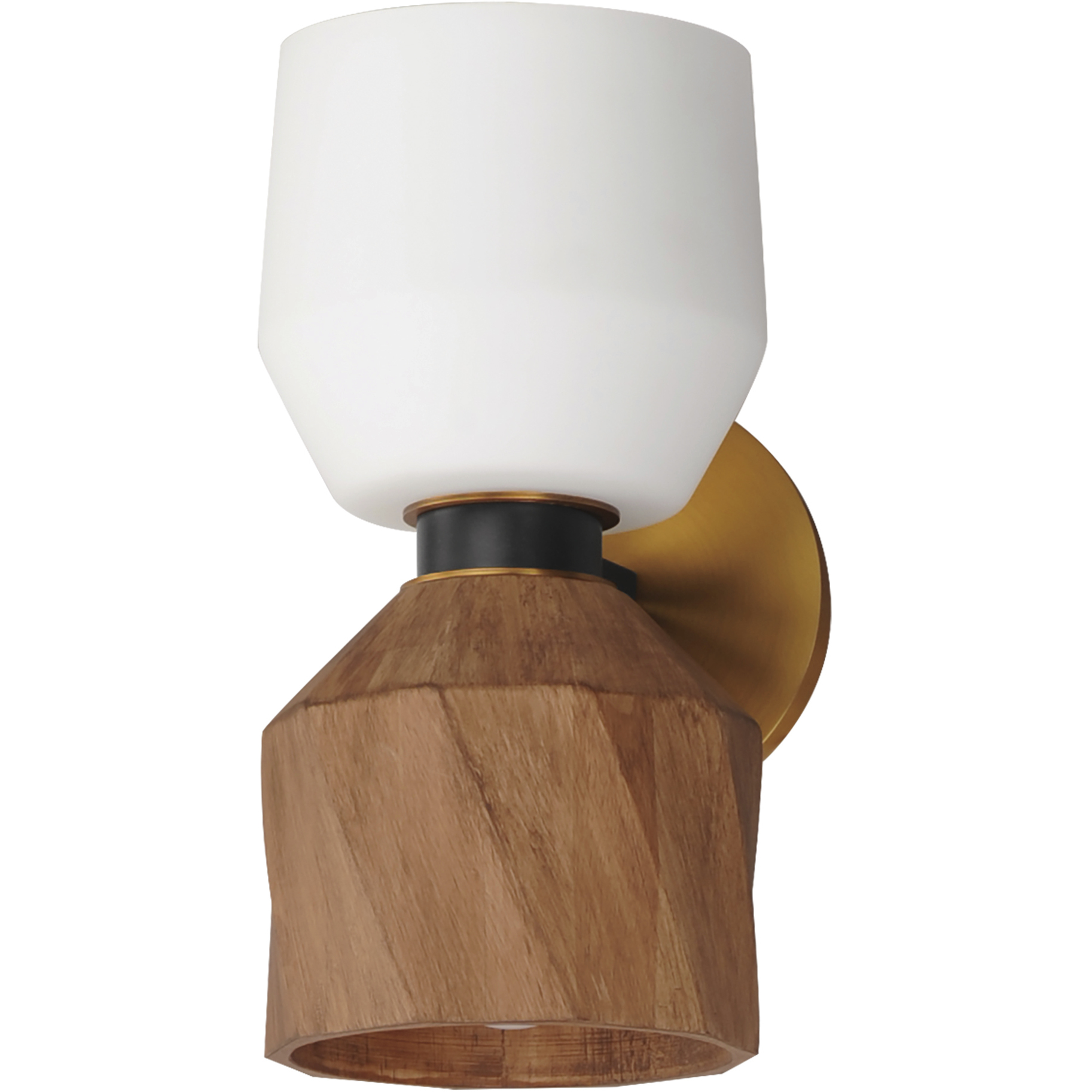 Akimbo 2 Light 6 inch Dark Bronze and Antique Brass Wall Sconce Wall Light
