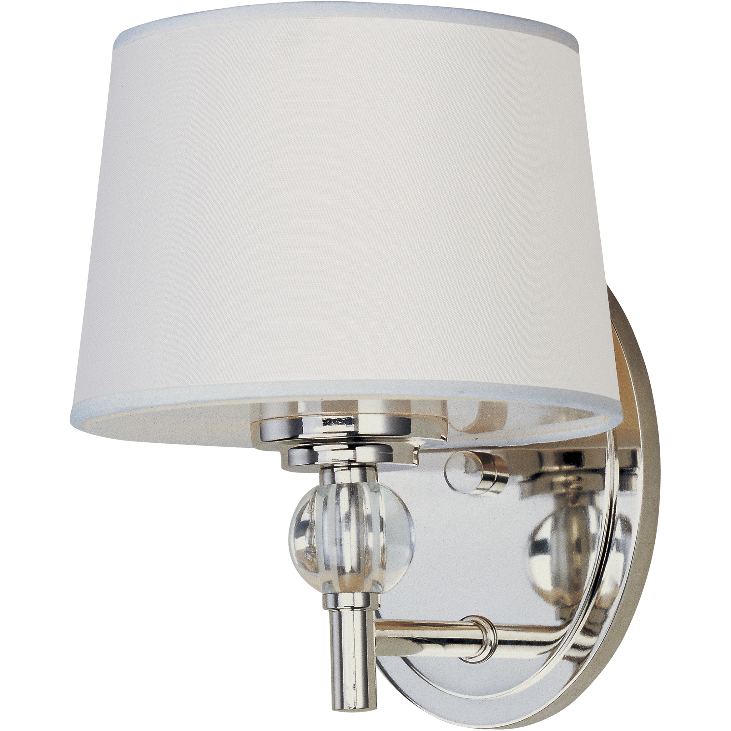 Rondo 1 Light 6.5 inch Polished Nickel Wall Sconce Wall Light