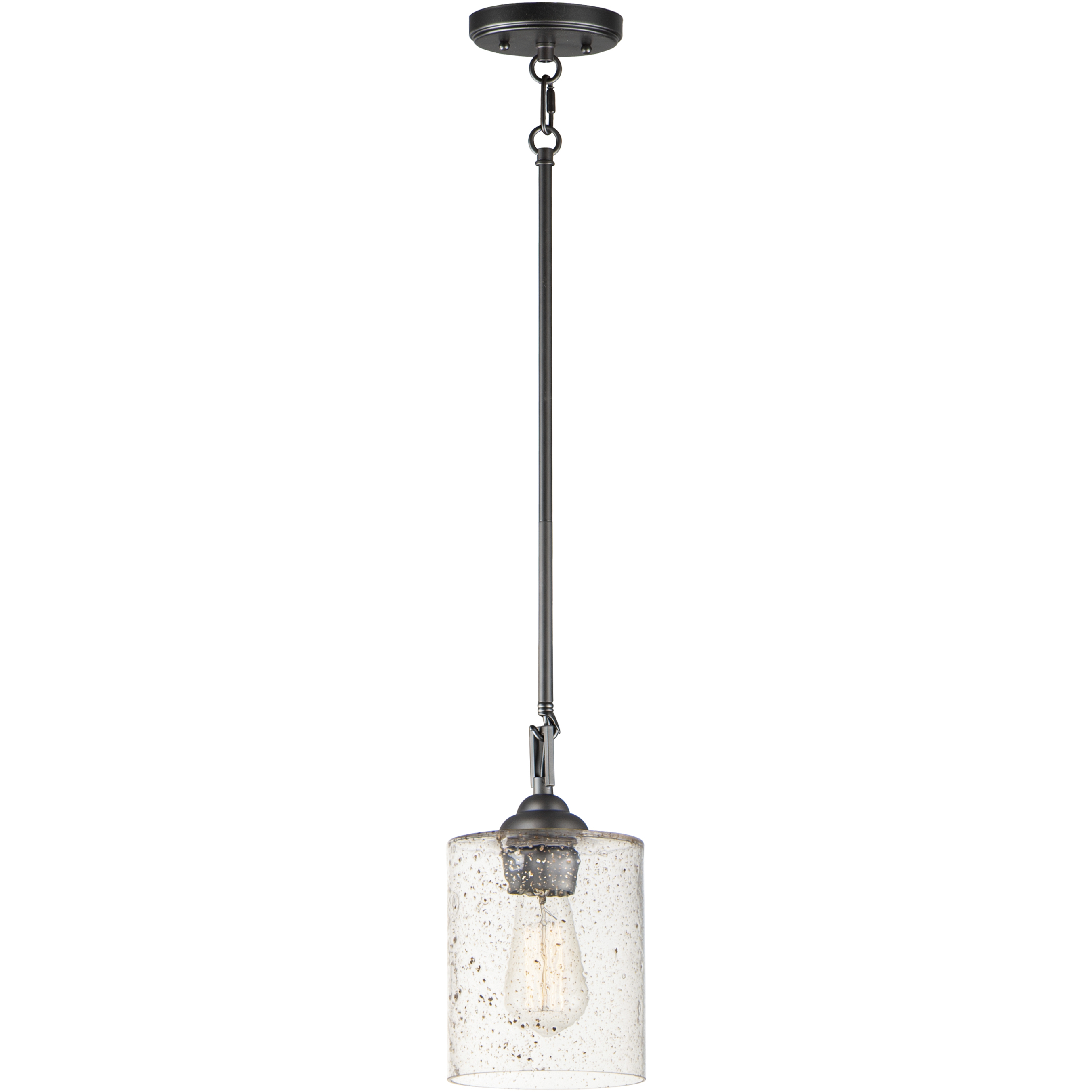Stonehenge 1 Light 5.5 inch Bronze Single Pendant Ceiling Light