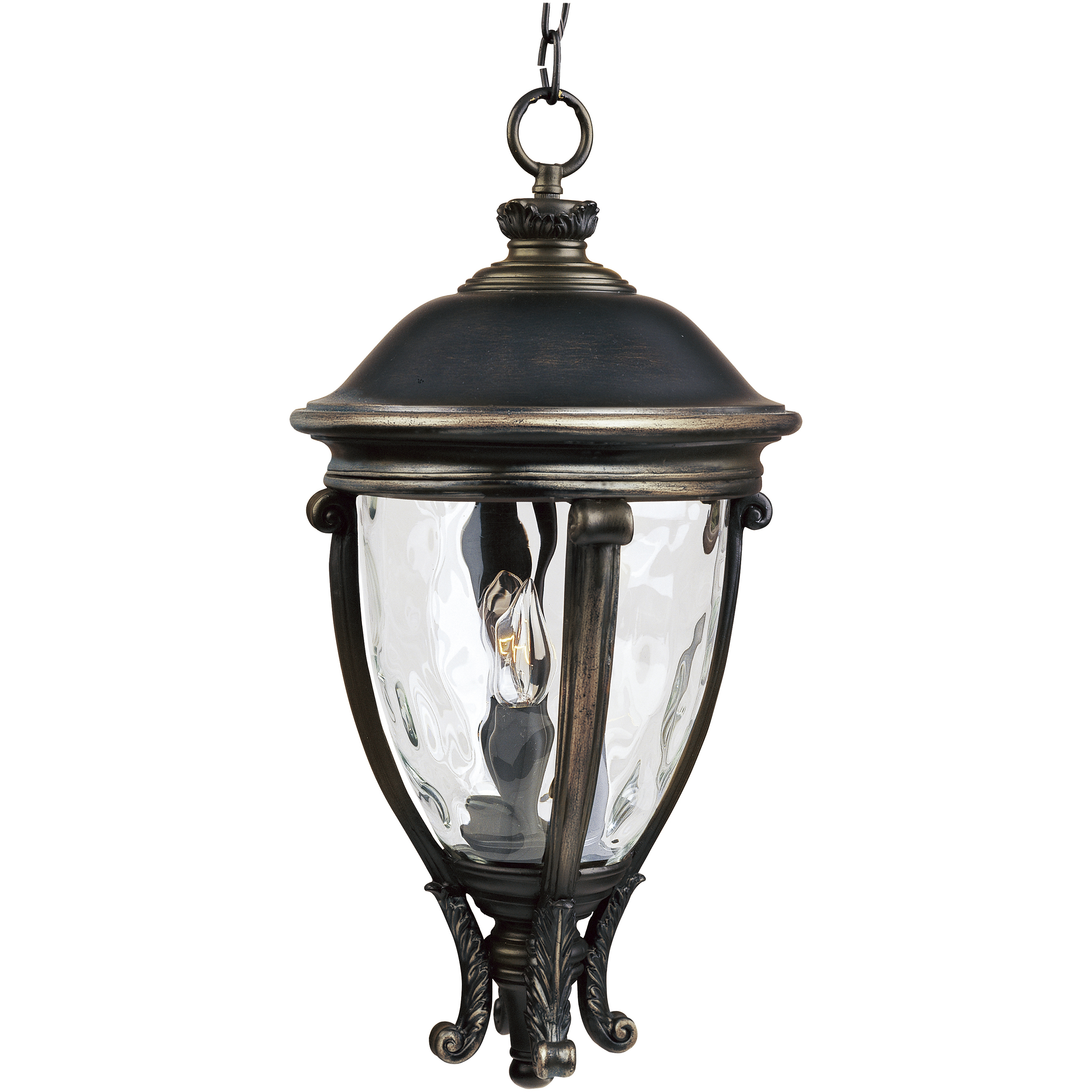 Camden VX 3 Light 13 inch Golden Bronze Outdoor Hanging Lantern