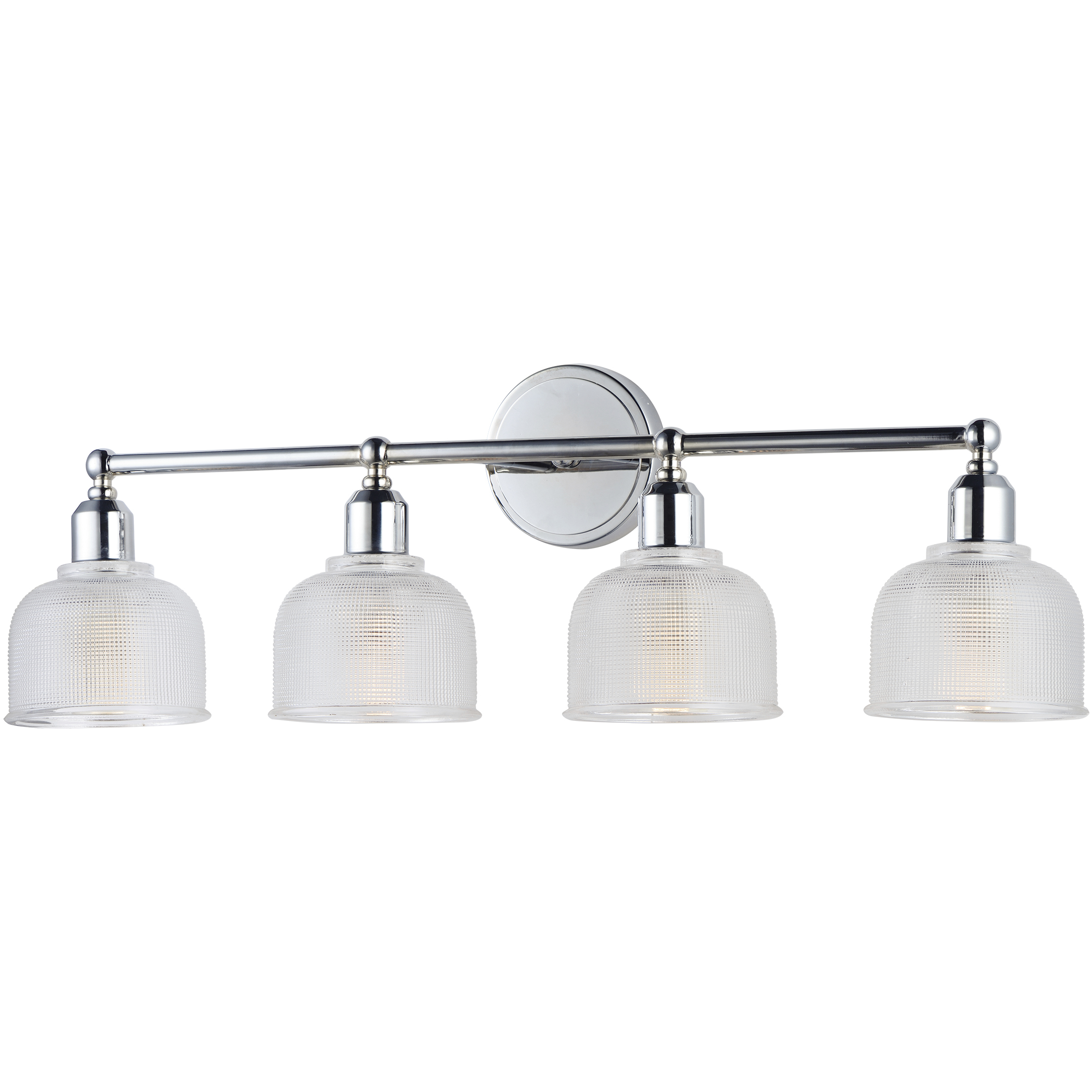 Hollow 4 Light 31 inch Polished Chrome Bath Vanity Wall Light
