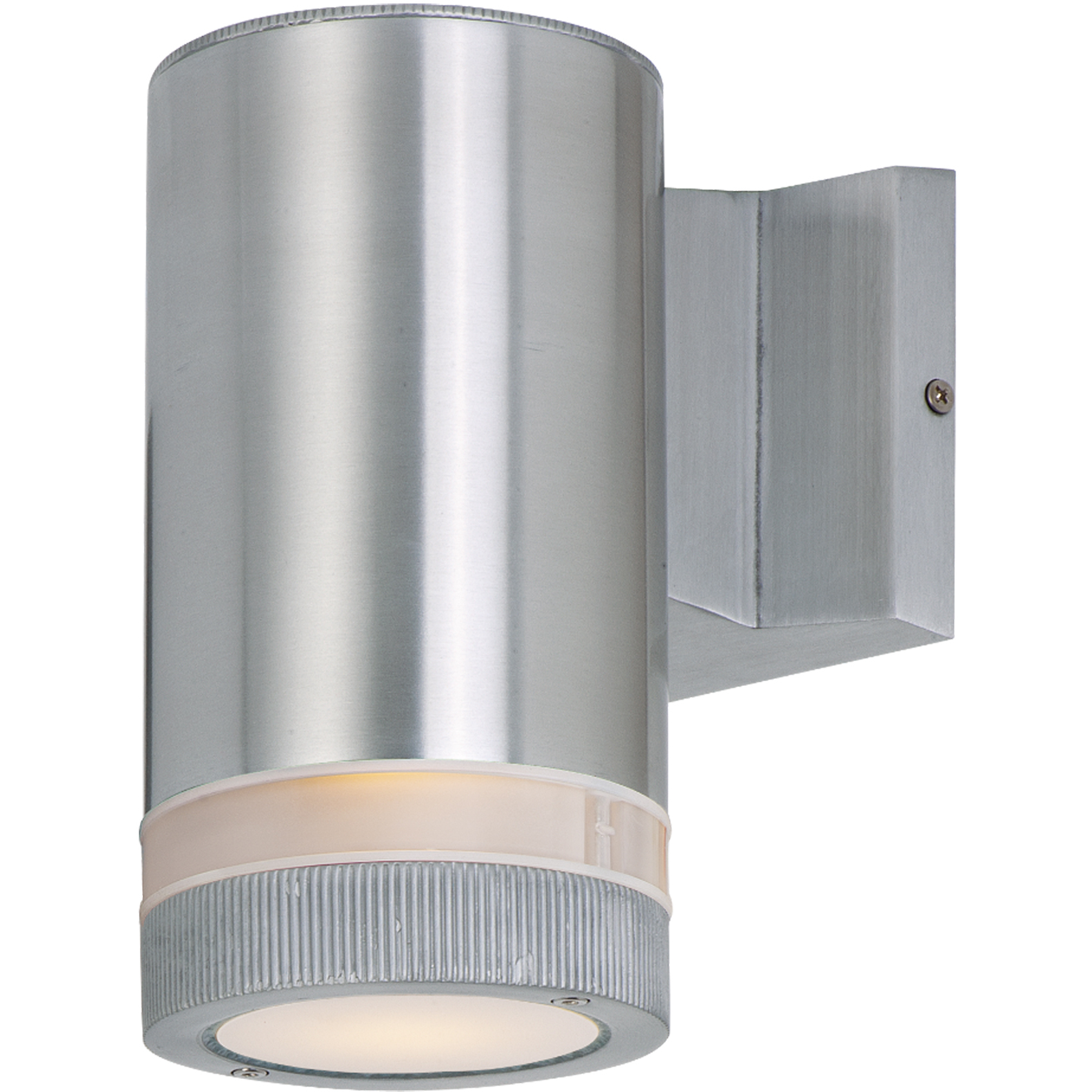Lightray 1 Light 8 inch Brushed Aluminum Outdoor Wall Mount