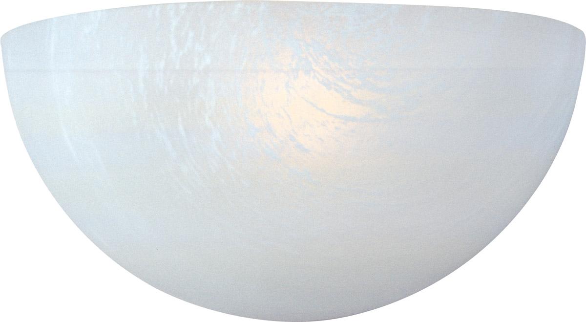 Maxim 20585MRWT Essentials 20585 1 Light 11 inch White Wall Sconce Wall Light in Marble