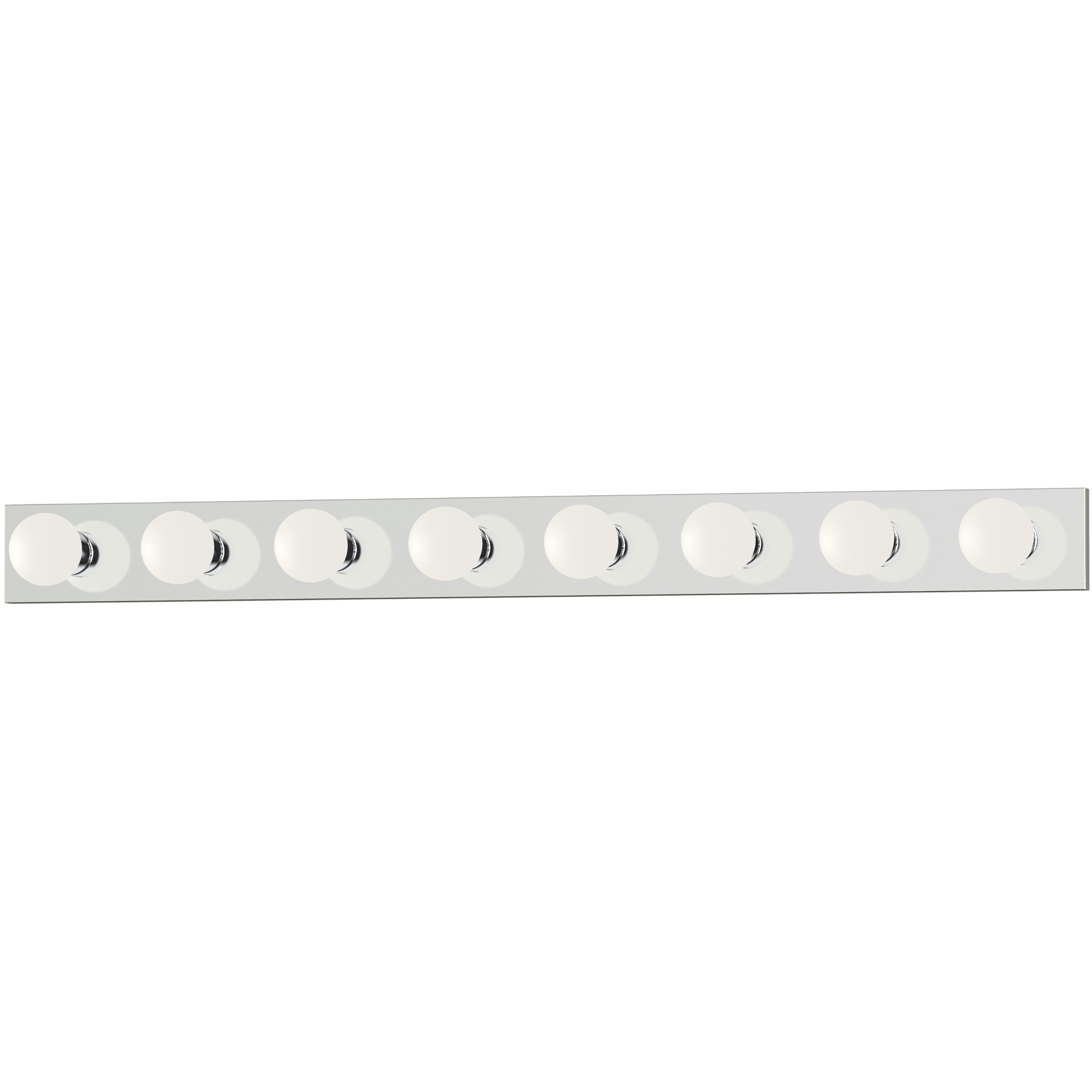 Essentials - 445x 8 Light 48 inch Polished Chrome Bath Vanity Wall Light